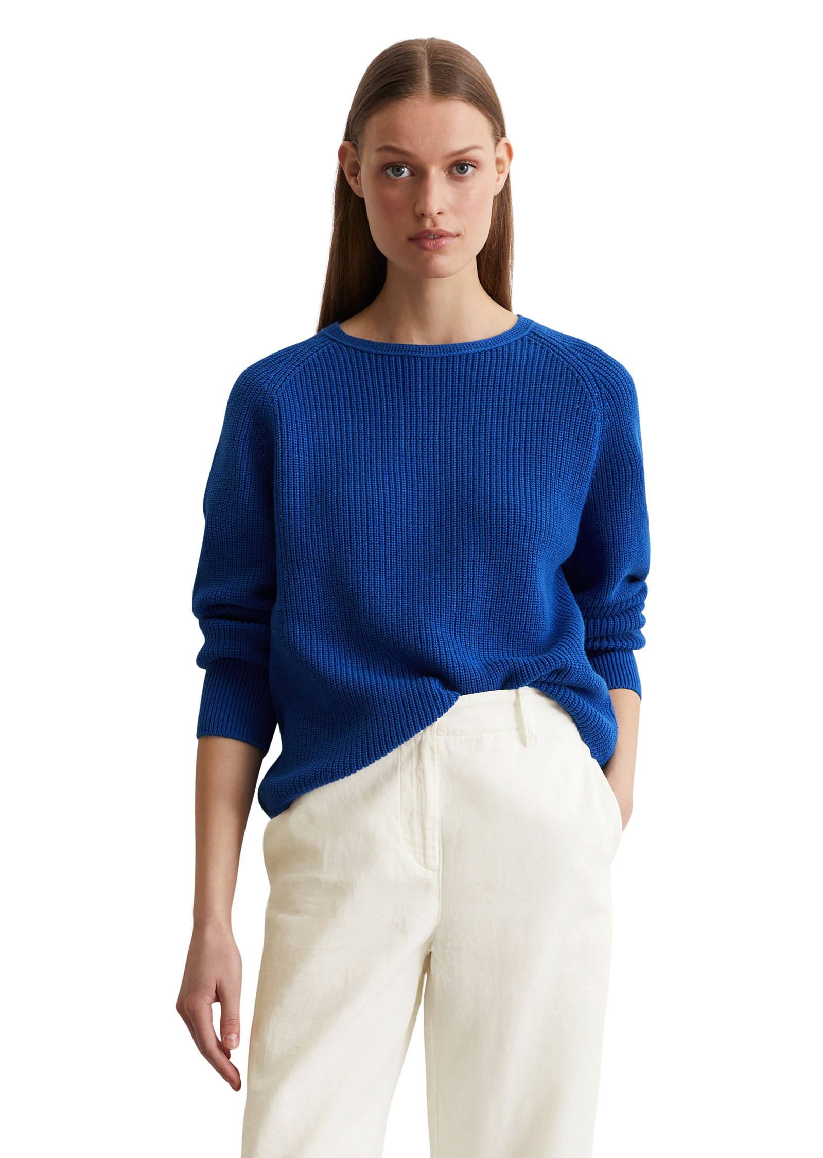 Marc OPolo Rundhalspullover "aus Heavy-Weight-Organic-Cotton" günstig online kaufen
