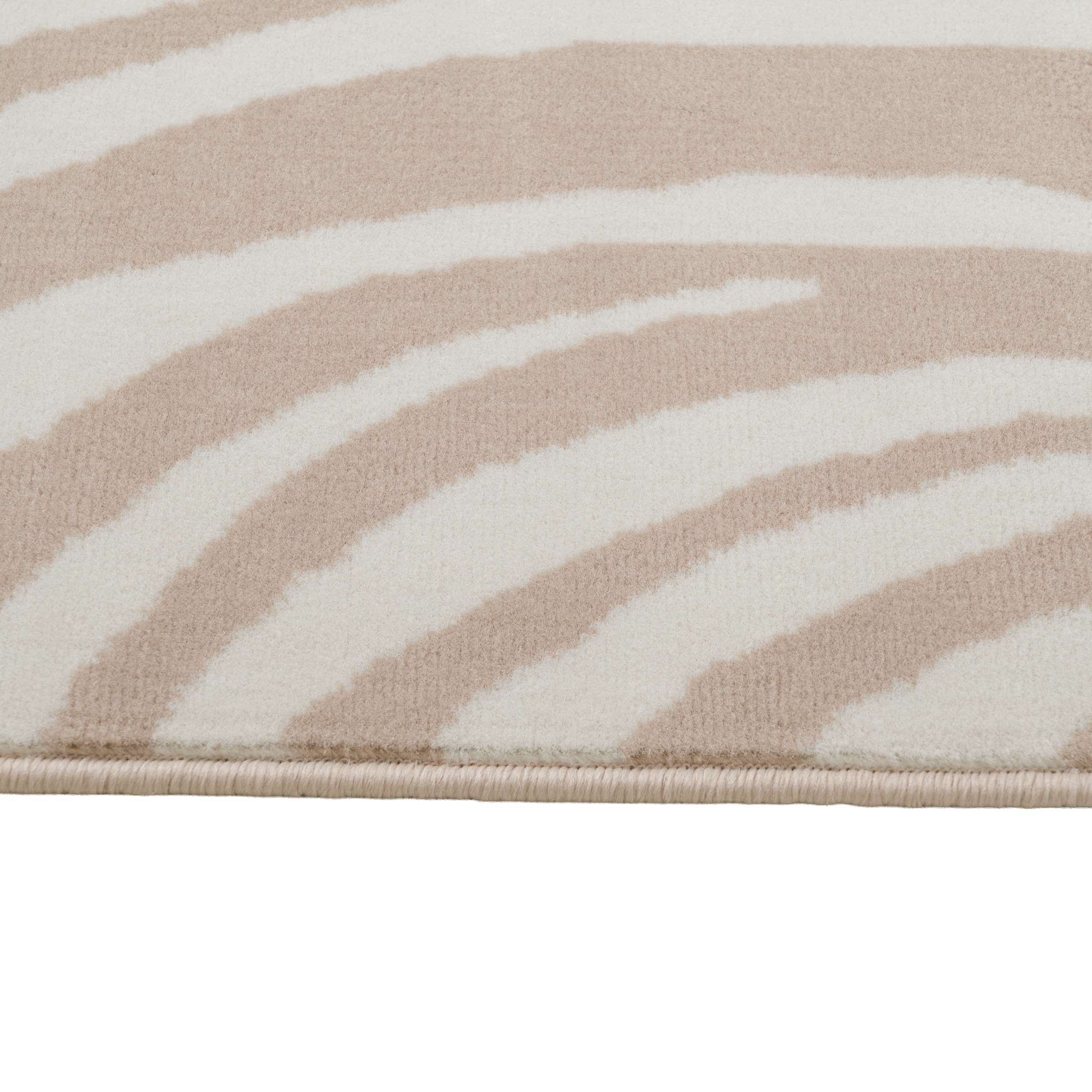 OTTO home Teppich »Liaa in Wellen Design, softer Kurzflor,«, rechteckig, 7 mm Höhe, 3D-Optik, Scandi-Look, Wohnzimmer, Esszimmer, Schlafzimmer
