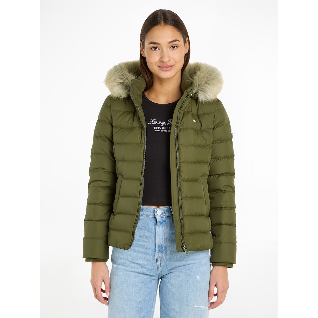 Tommy Jeans Daunenjacke »TJW BASIC HOODED JACKET«, mit Kapuze