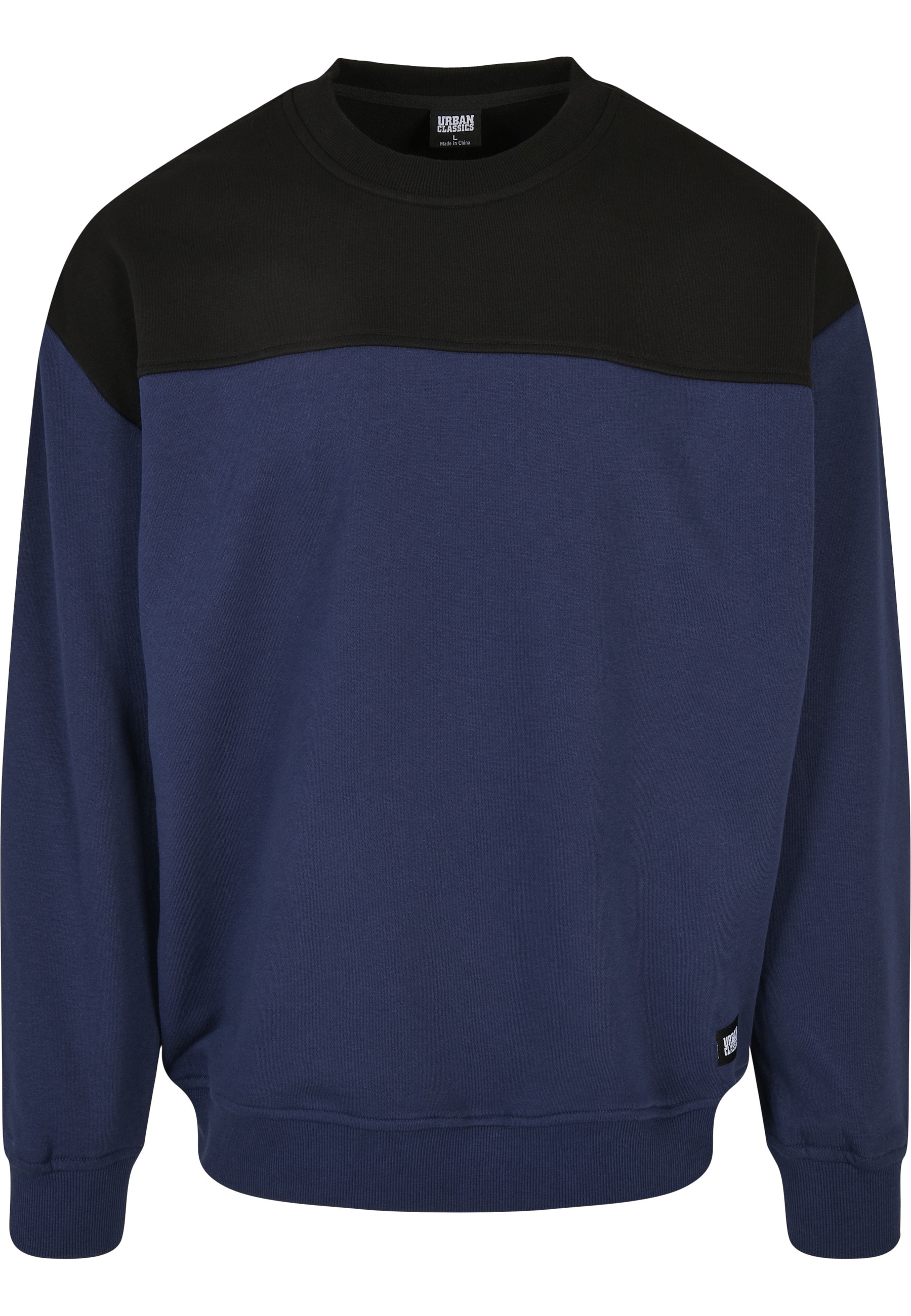 URBAN CLASSICS Sweatshirt "Urban Classics Herren Upper Block Crewneck", 1 S günstig online kaufen