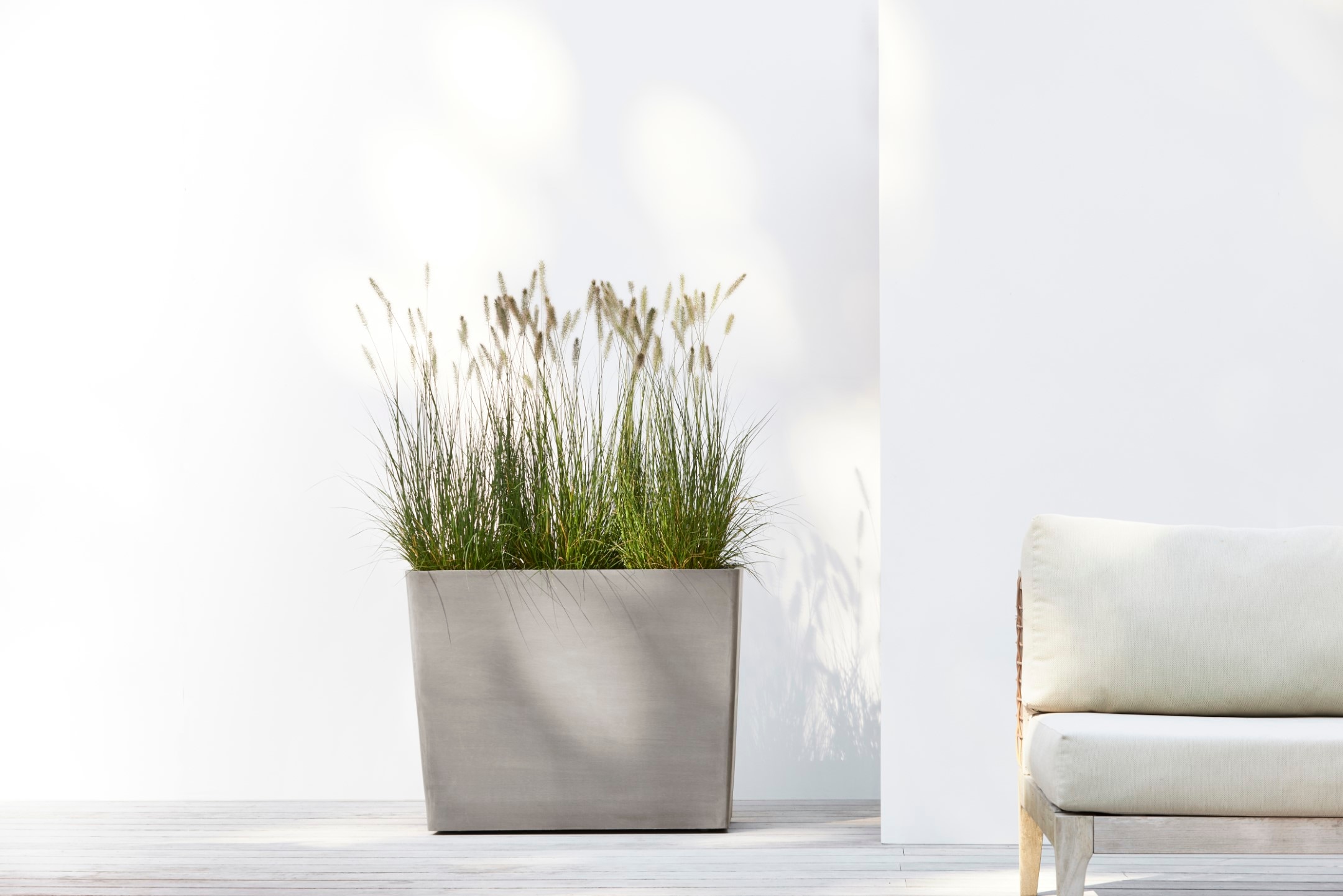 ECOPOTS Blumentopf »Paris mit Rollen 85 Taupe« für den Außenbereich: frostsicher, bruchsicher und lichtbeständig