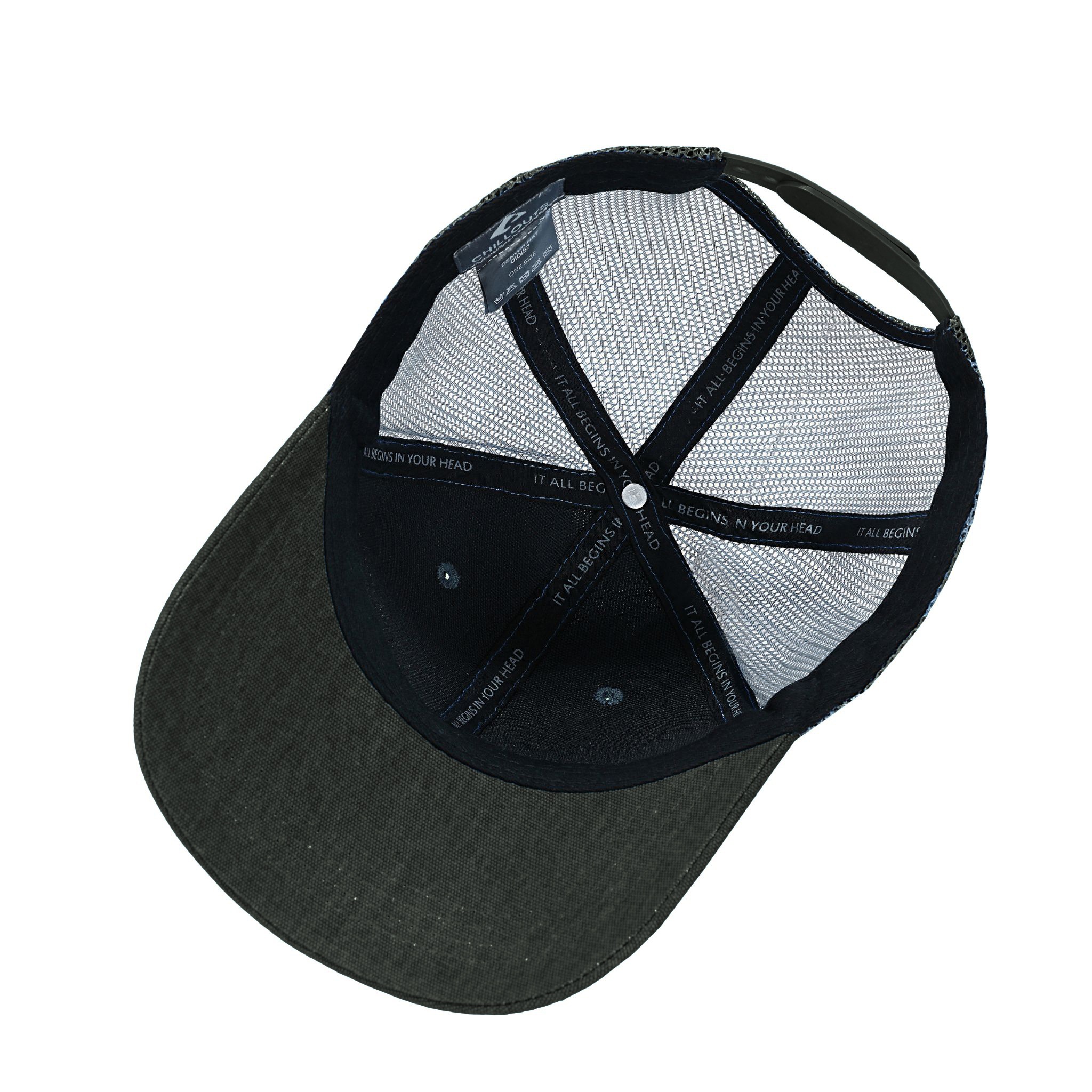 chillouts Baseball Cap »Denver Hat« mit luftdurchlässigem Netzrücken & stylischem Logo-Patch