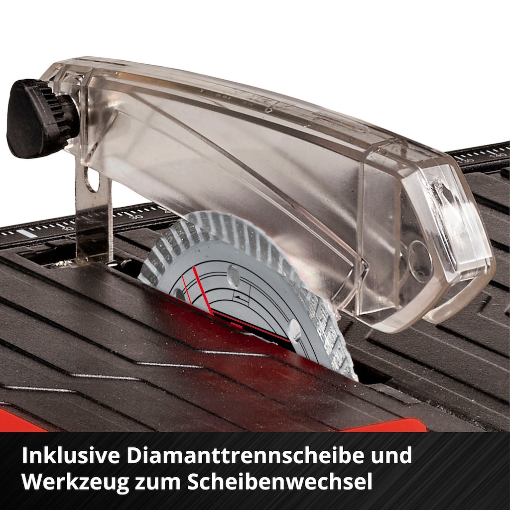 Einhell Fliesenschneidemaschine »TE-TC 18/115 Li-Solo«, Ø11.5 x Ø2.22, ohne Akku und Ladegerät, inkl. Diamanttrennscheibe