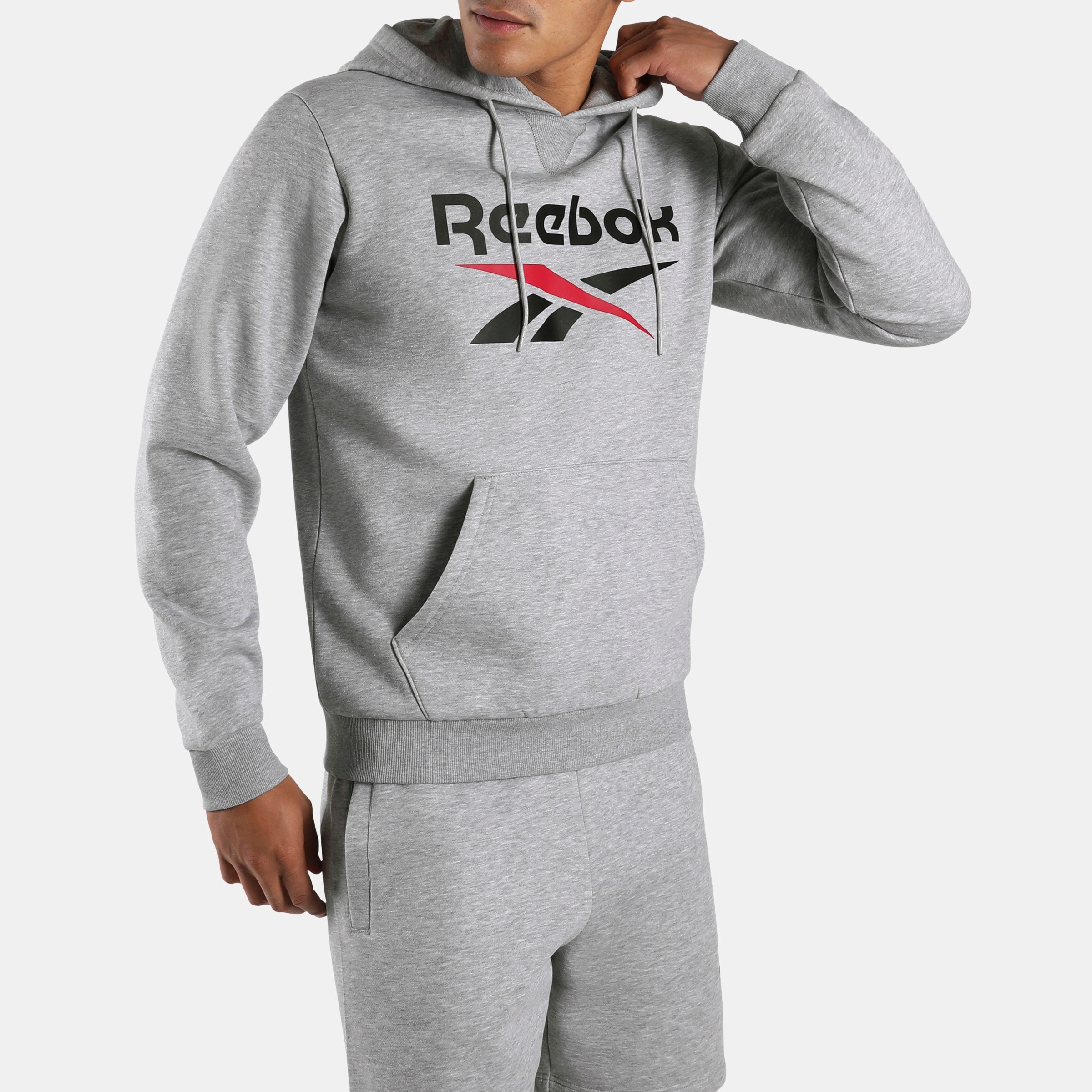 Reebok Kapuzensweatshirt "TRENT 2 COL LOGO HOODY", mit verstellbarer Kapuze, aus Baumwolle und Polyester