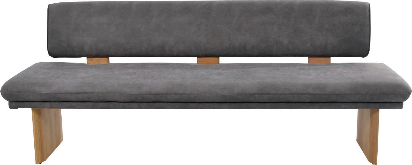 K+W Komfort & Wohnen Essbank "Longbeach Polsterbank" 1 Stk. tlg. Spitzkissenoptik im Sitz, wahlweise in der Breite 204cm oder 224cm