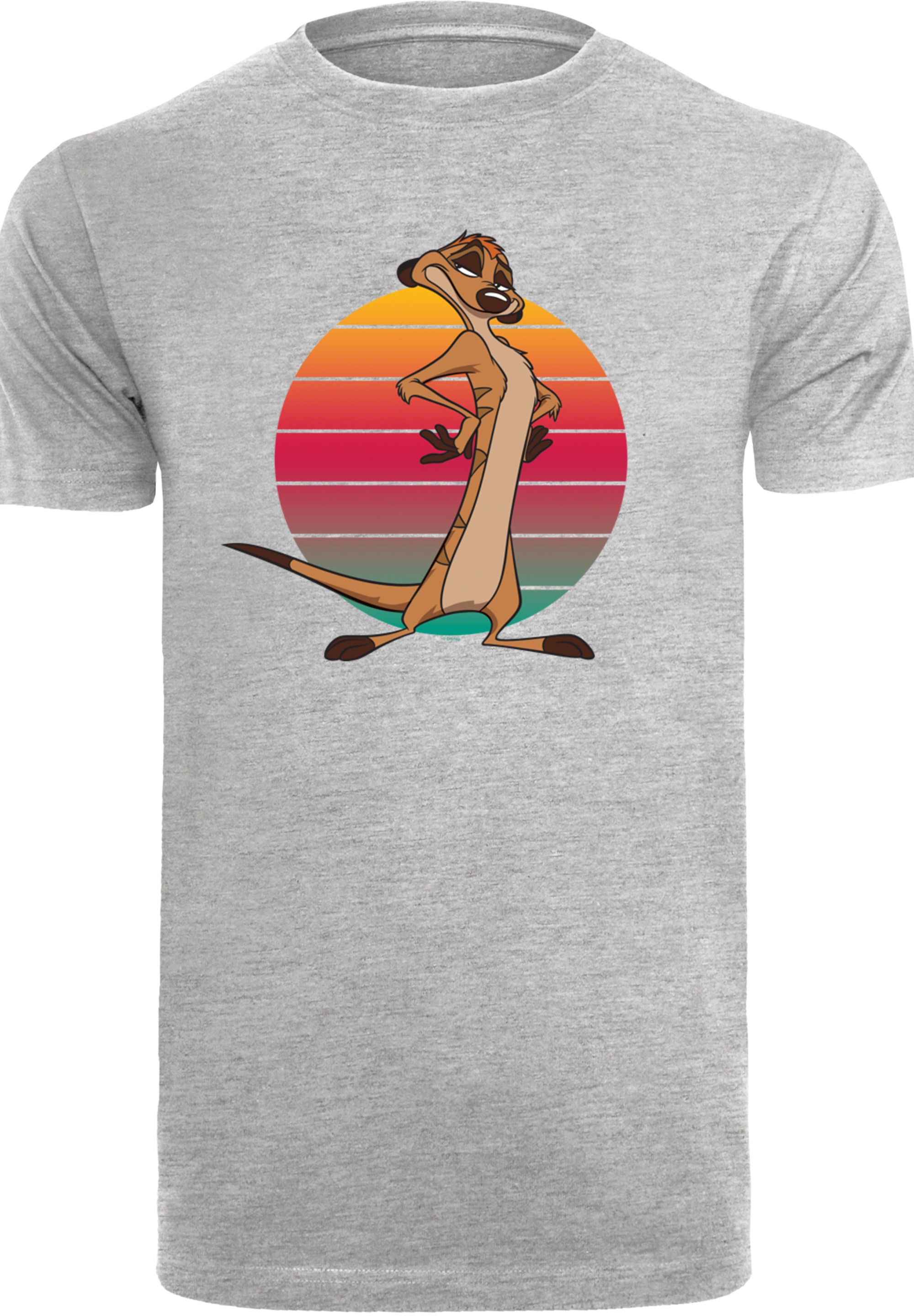 F4NT4STIC T-Shirt »Disney König der Löwen Timon Sunset«, Print