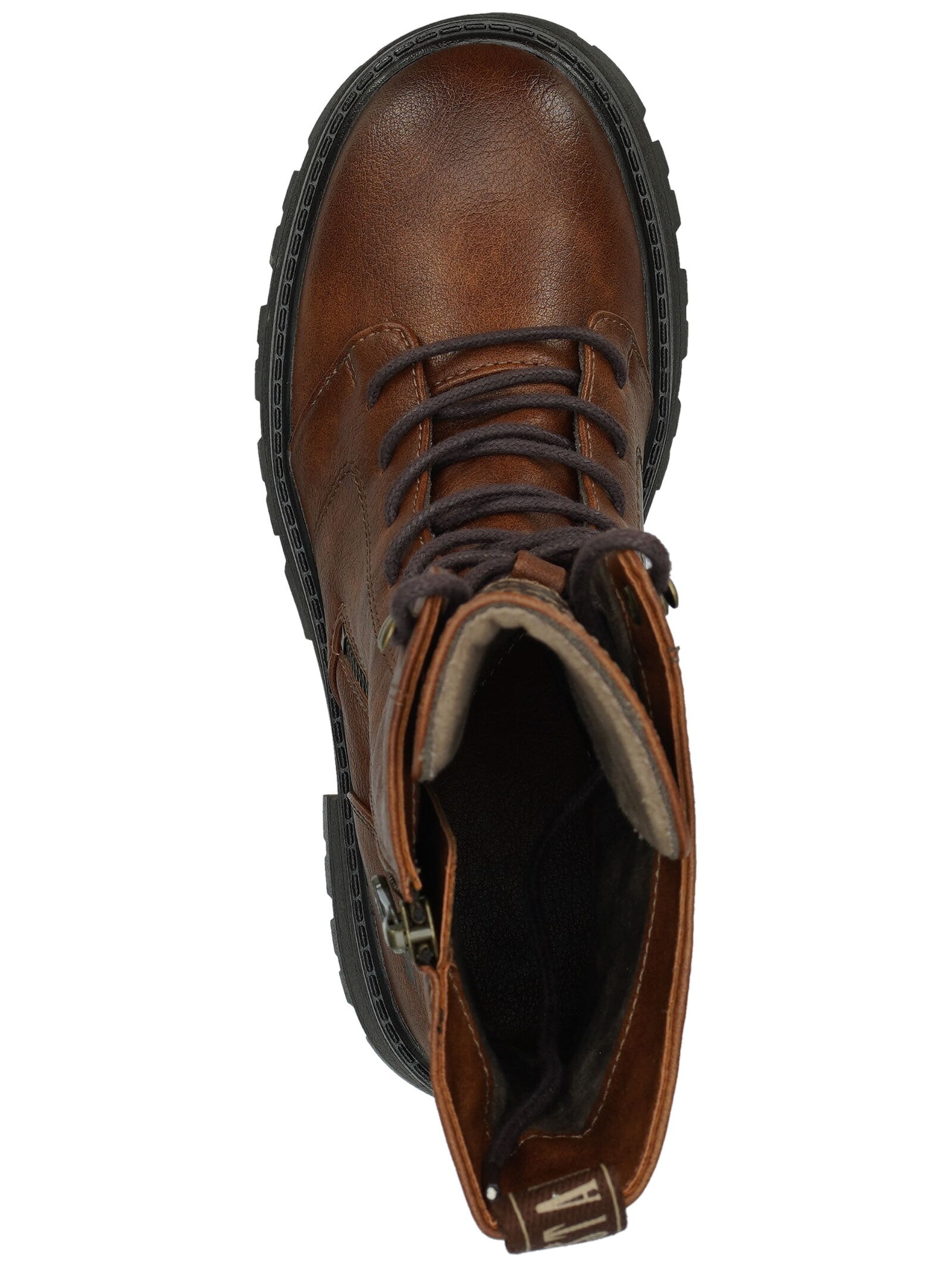 Mustang Shoes Schnürstiefelette »Mustang Shoes Stiefelette Lederimitat«
