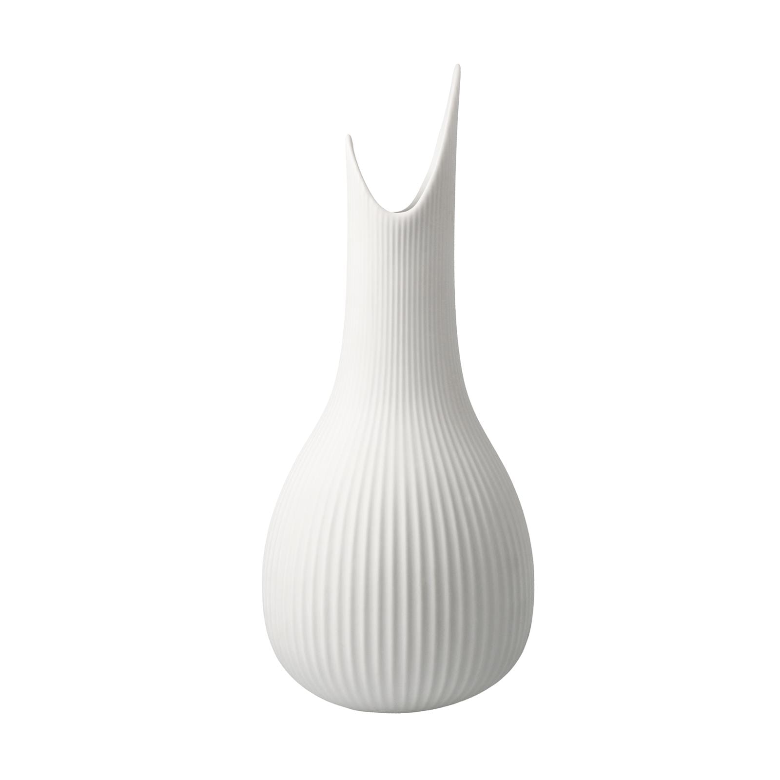 Goebel Dekovase "Vase Studio 8 Pure Raindrop 25 cm weiß" Abwischbar