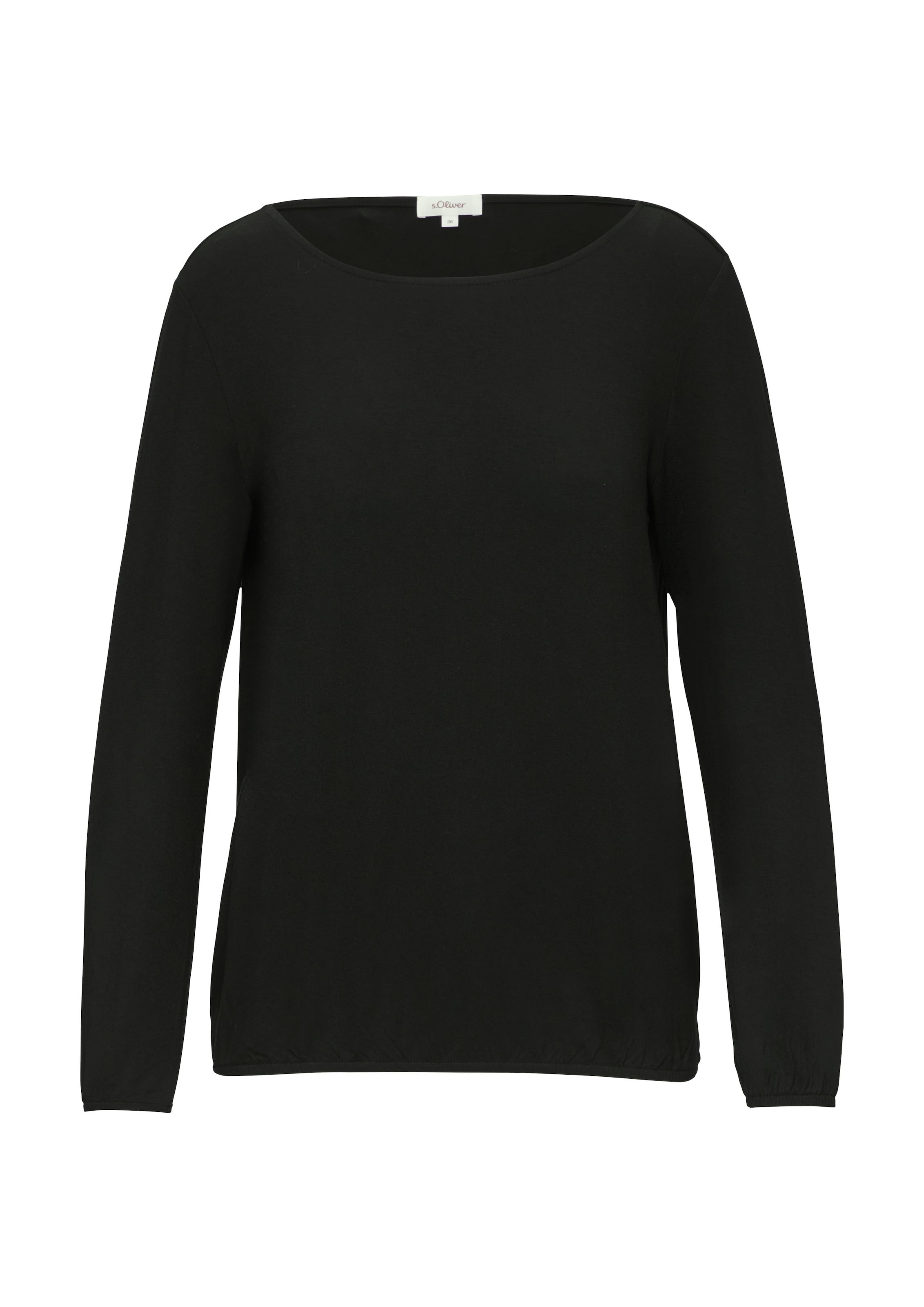 s.Oliver Langarmshirt, mit elastischem Bund