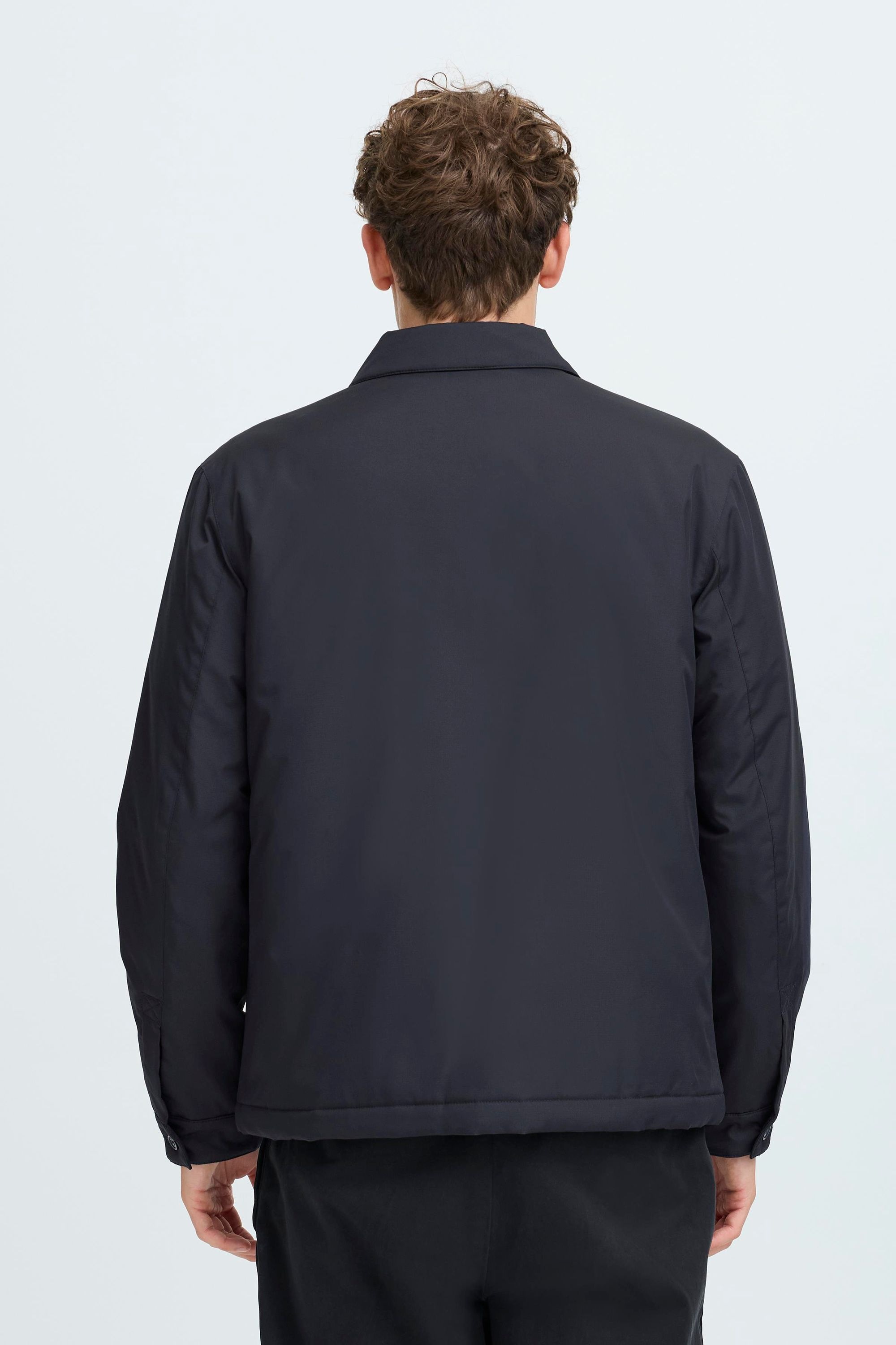 Hemdjacke CASUAL FRIDAY "Hemdjacke CFALBRECHT", Herren, Gr. XL, blau (schwarz navy), Obermaterial: 100% Polyester PES., Jacken 3