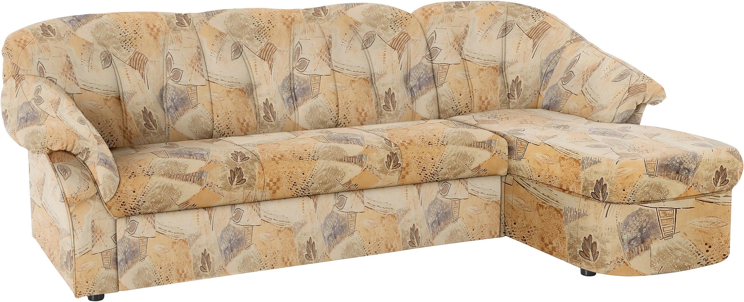 Thumbnail - DOMO collection Ecksofa "Pegnitz, elegante Rückensteppung, kompakte Stellmaße 238/141cm, L-Form", wahlweise mit Bettfunk...