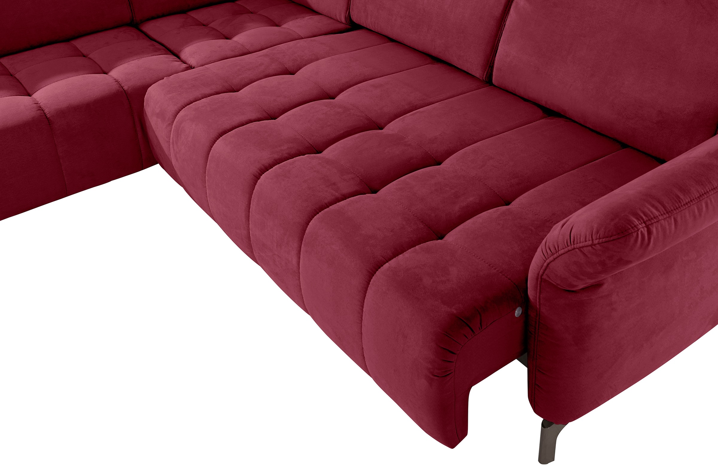 INOSIGN Ecksofa »Fresh L-Form«, Federkern, wahlweise Kopfteilverstellung und motorischer Vorziehsitz
