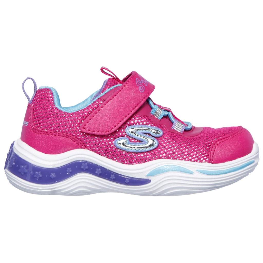 Skechers Kids Sneaker »POWER PETALS«, mit praktischem Klettverschluss, Freizeitschuh, Halbschuh, Schnürschuh