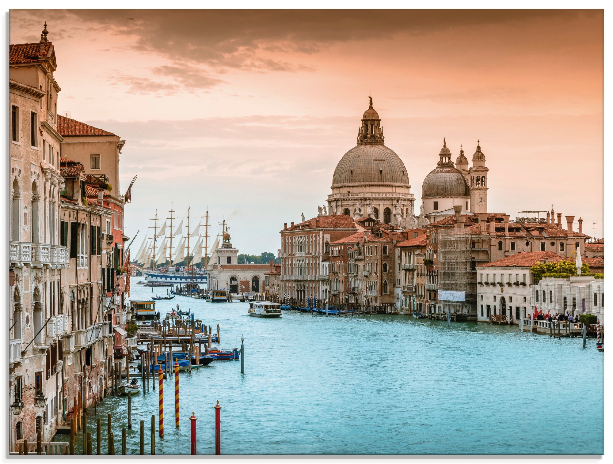 Artland Glasbild "Venedig Canal Grande I", Italien, (1 St.), in verschiedenen Größen