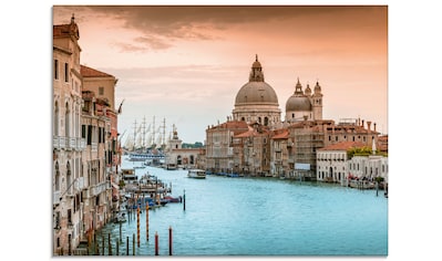 Glasbild »Venedig Canal Grande I«, Italien, (1 St.)