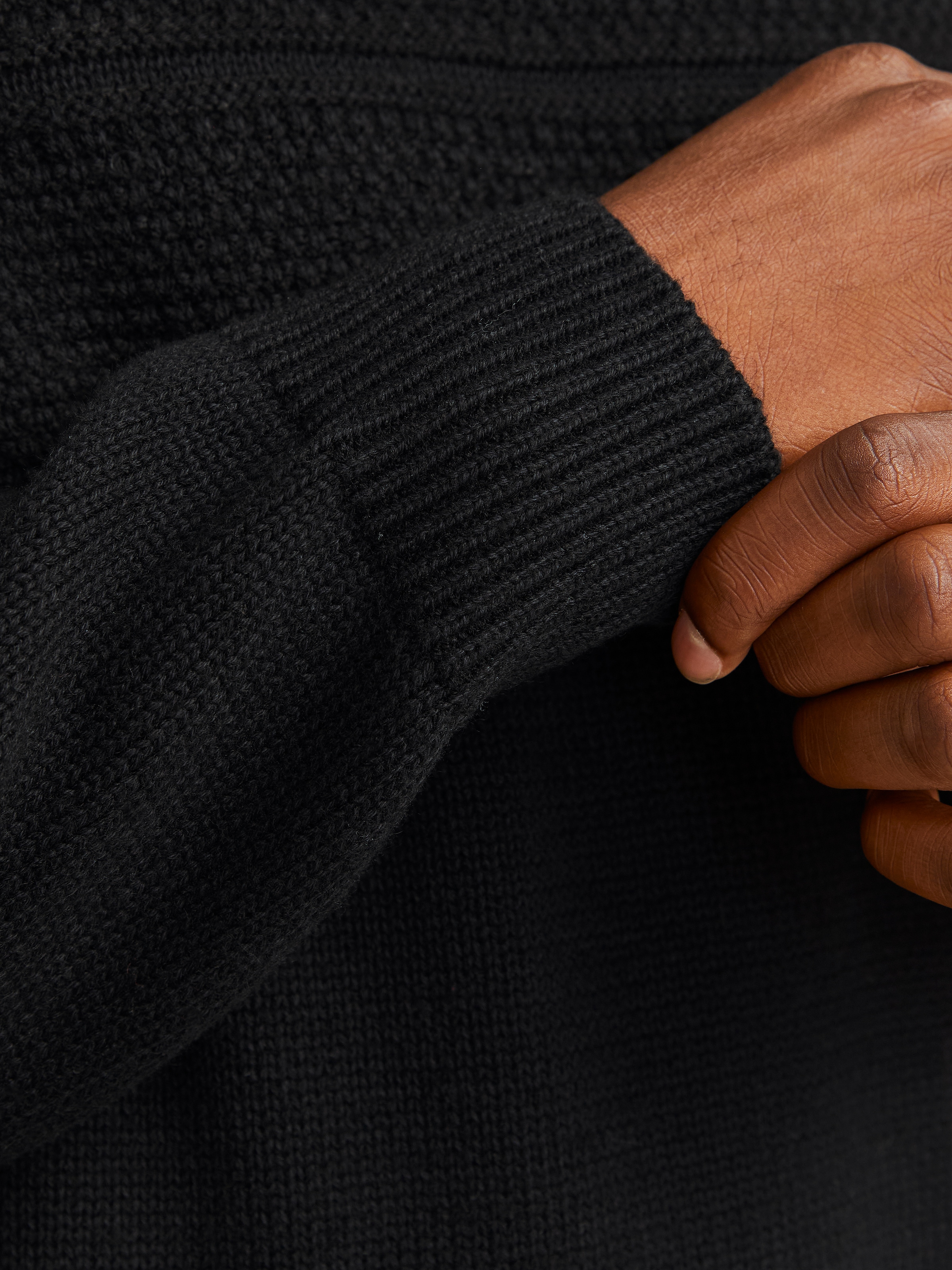 Jack & Jones Rundhalspullover »JJJERRY KNIT CREW NECK AW24«, mit Struktur