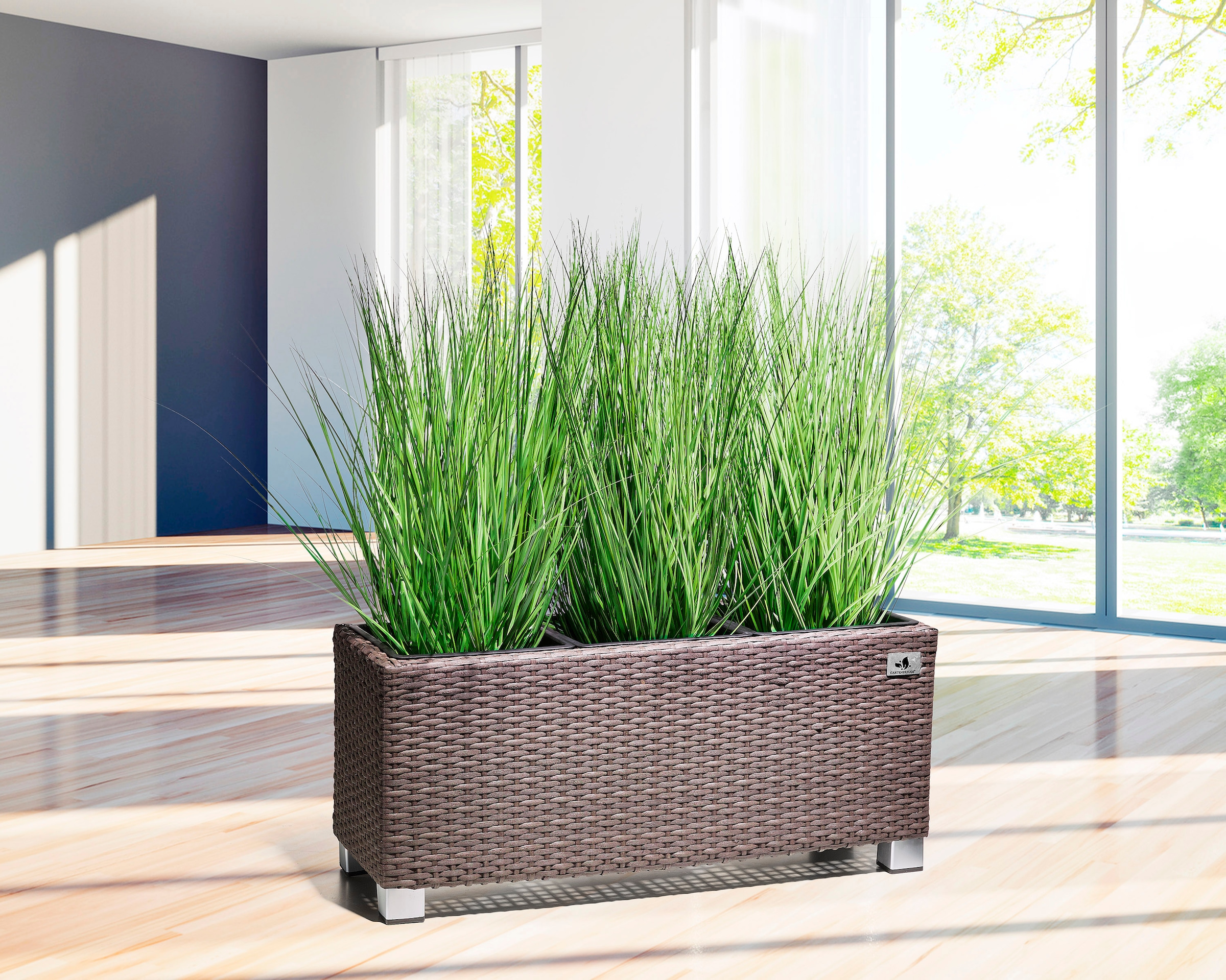 Gartenfreude Pflanzkübel, 78 x 27 bestellen x Kunststoffeinsatz | BAUR Außen, 34 cm, für und Innen