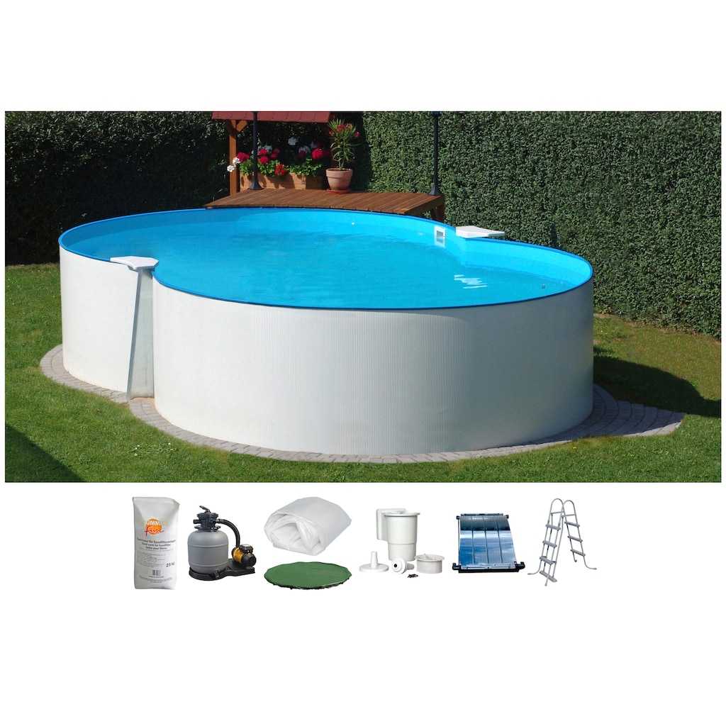 Clear Pool Achtformpool, (Set, 8 tlg.)