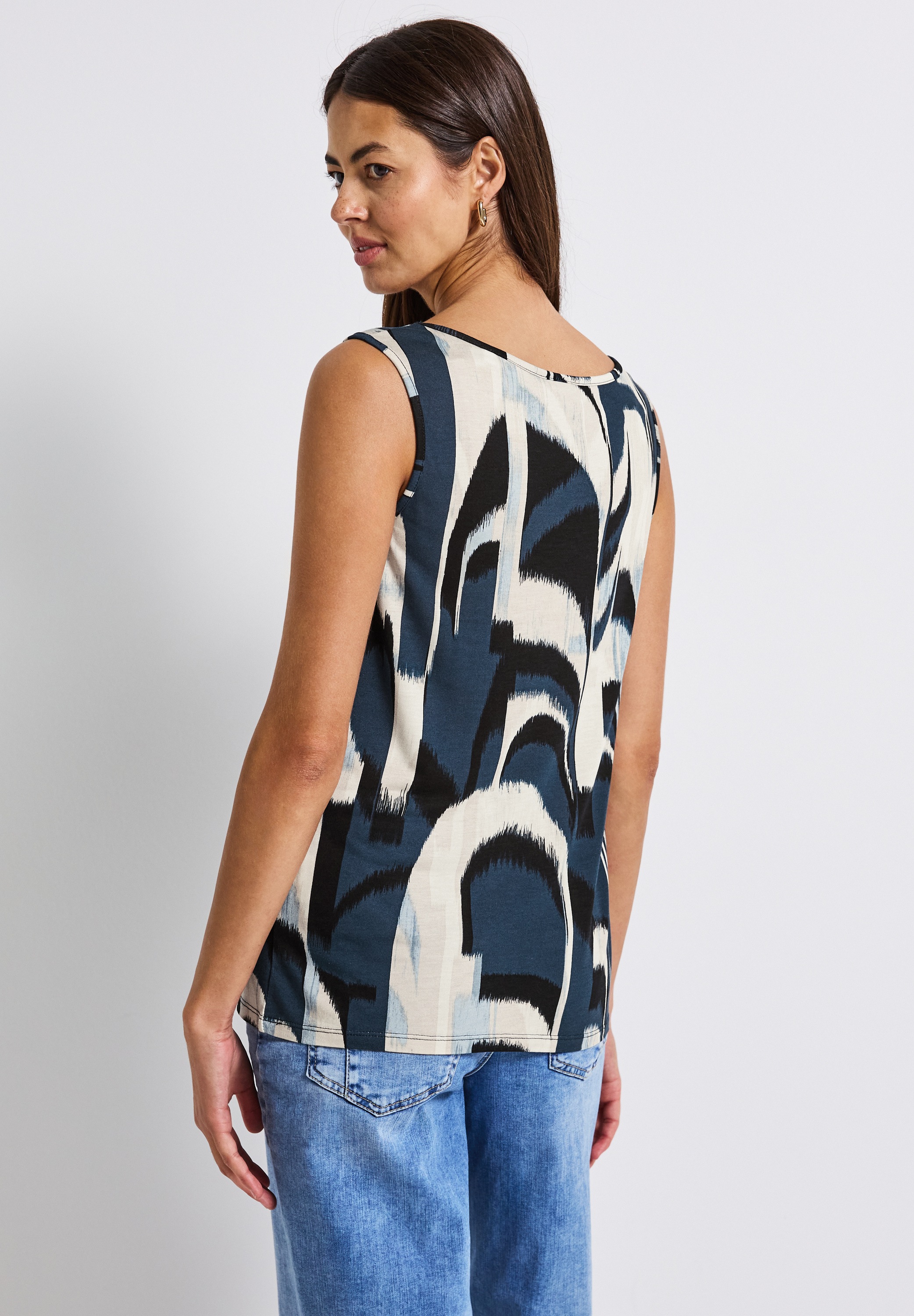 STREET ONE 2-in-1-Tanktop, mit allover Print