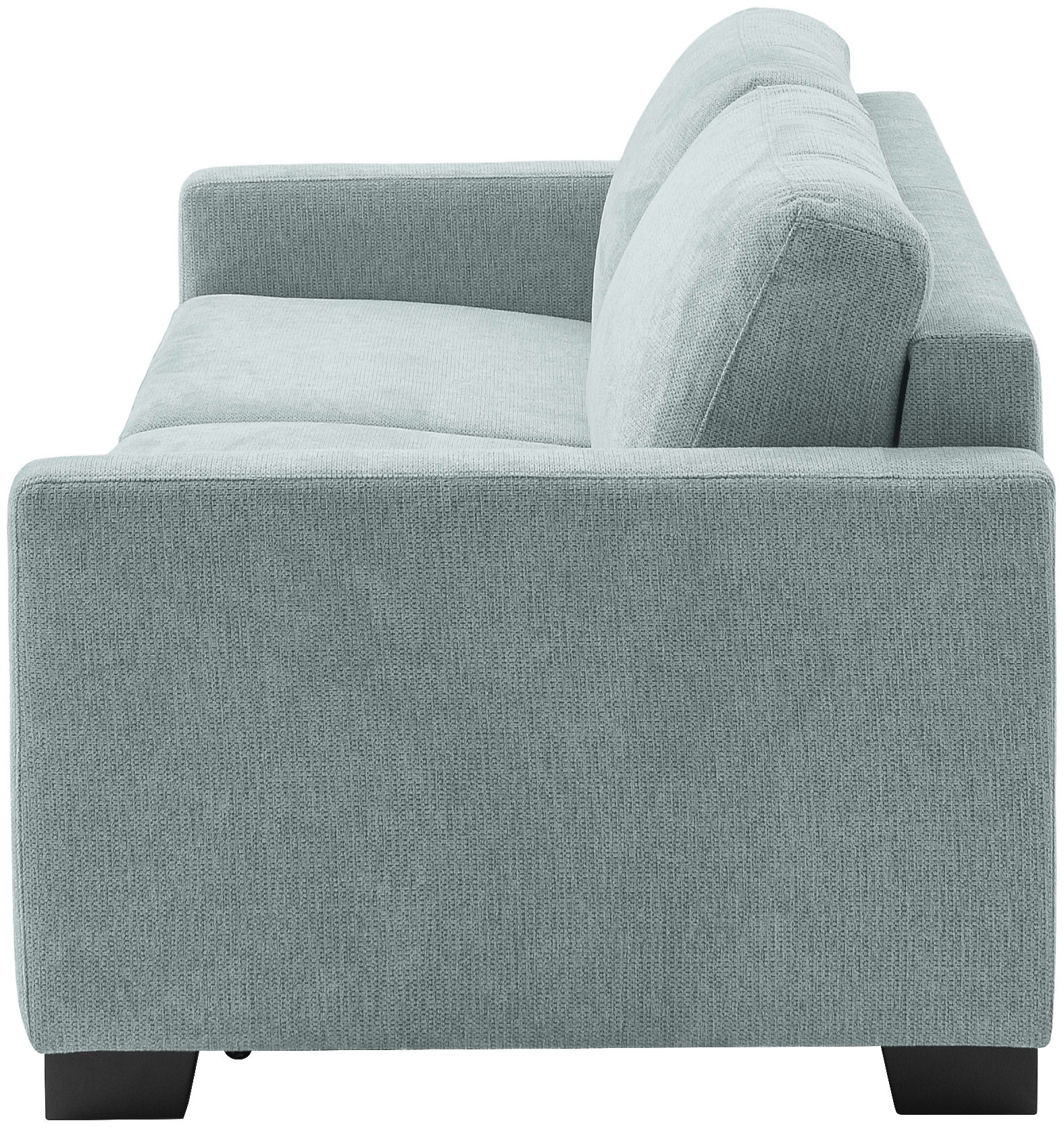 Schlafsofa HOME AFFAIRE "Vionelle, 3-Sitzer mit Kaltschaummatratze nach Wahl, Breite 206 cm", sage, B:206cm H:81cm T:98cm, 100% Polyester, Sofas, Schlafsofa, Dauerschläfer mit wahlweise Standard- oder Premium-Matratze 3