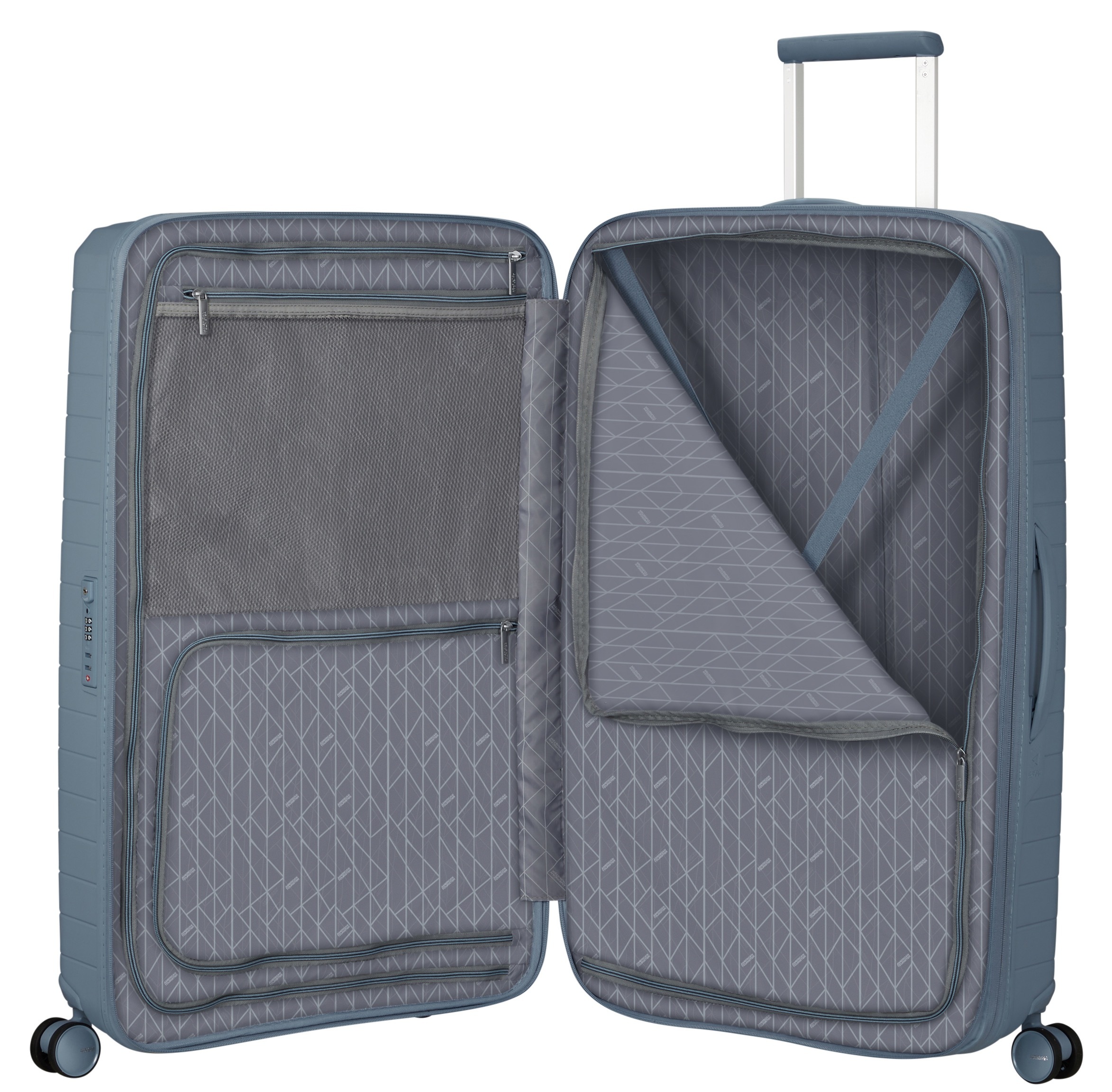 American Tourister® Hartschalen-Trolley »FASTFORWARD, verschiedene Größen und Farben«, 4 Rollen, Hartschalen-Koffer personalisierbar TSA-Schloss Volumenerweiterung