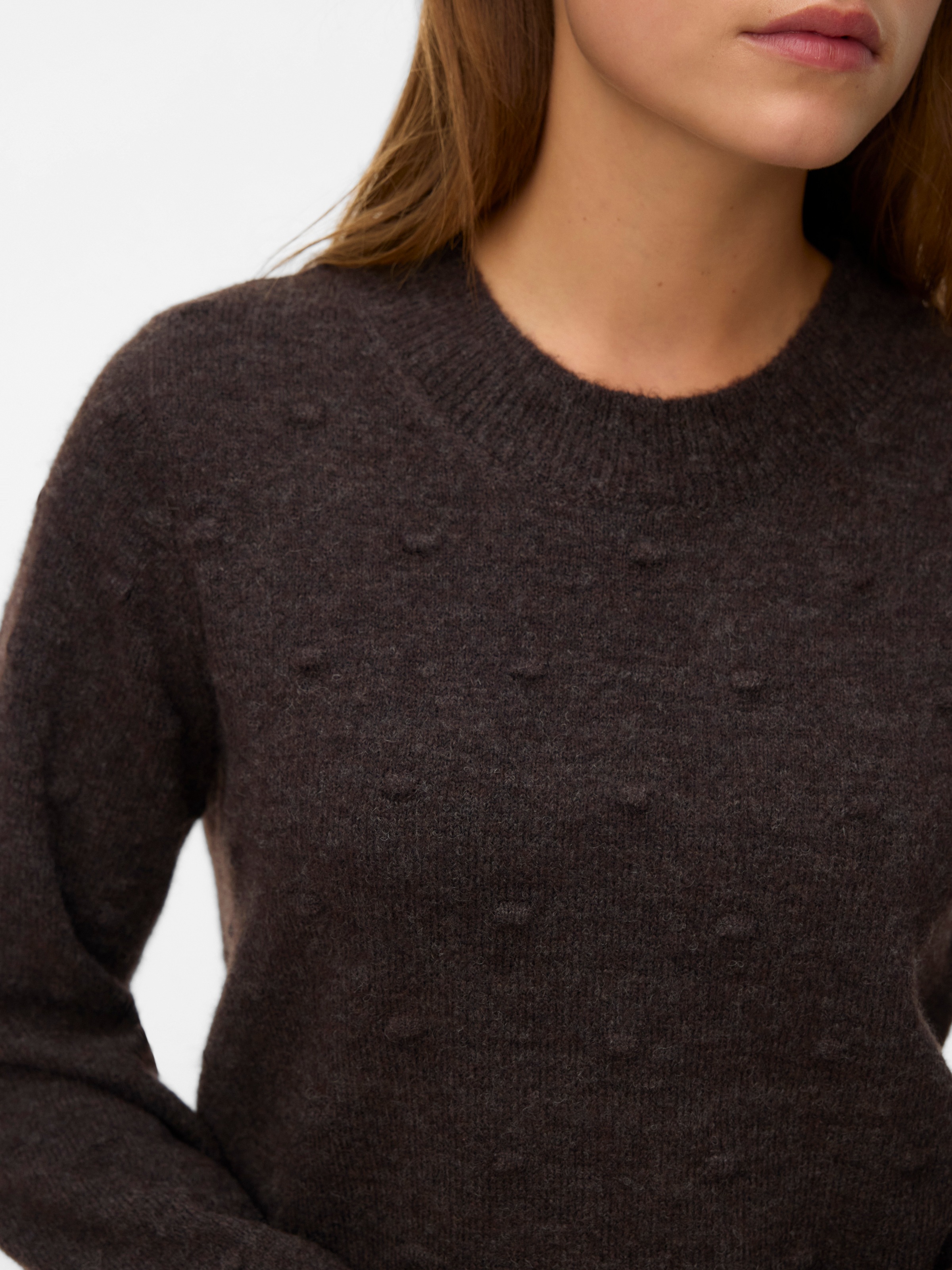 Thumbnail - Vero Moda Rundhalspullover "VMFRANCESCA LS O-NECK PULLOVER BOO"