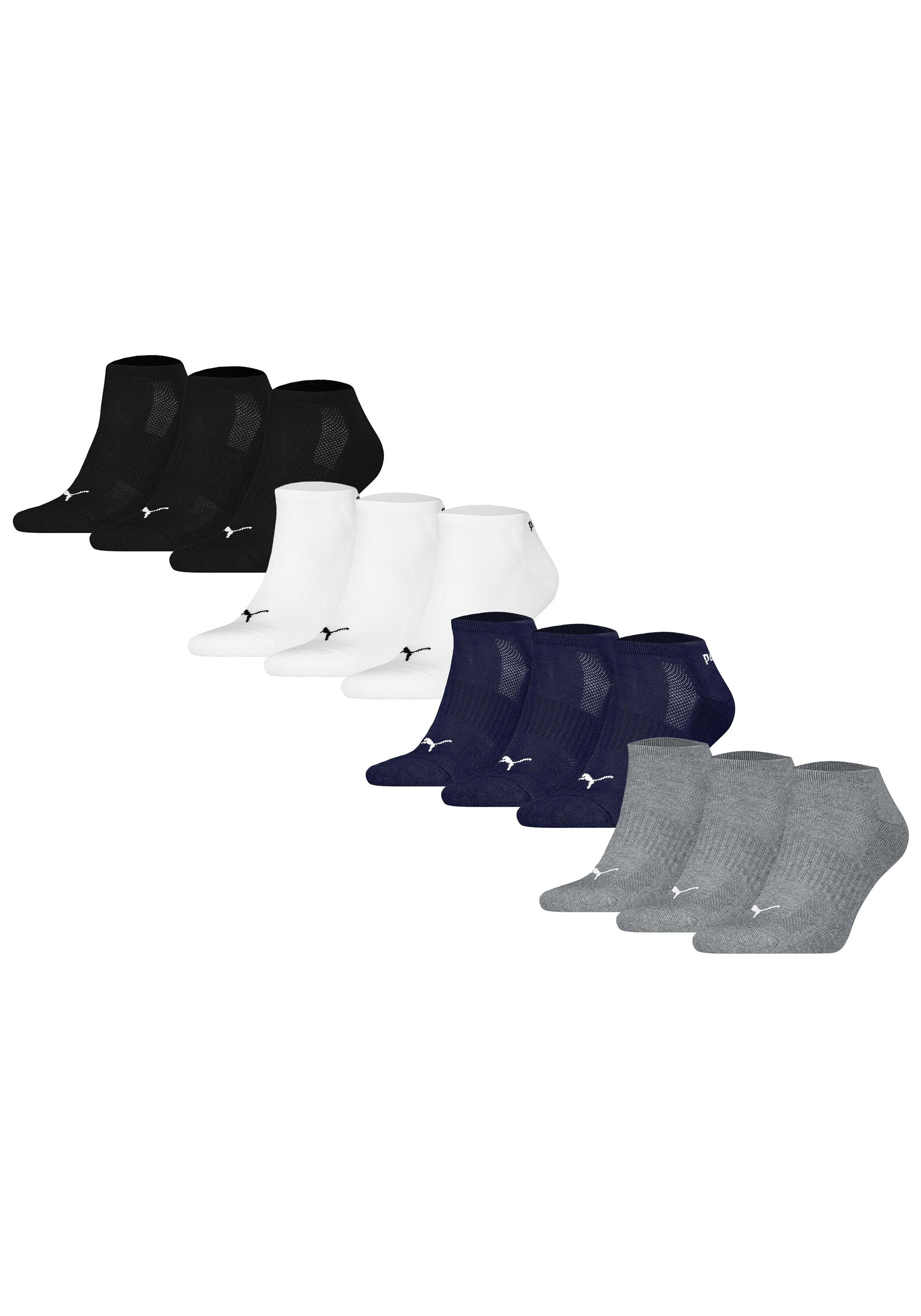 PUMA Sneakersocken "Socken Cushioned Sneaker 12P 12er Pack" 12 Paar tlg.