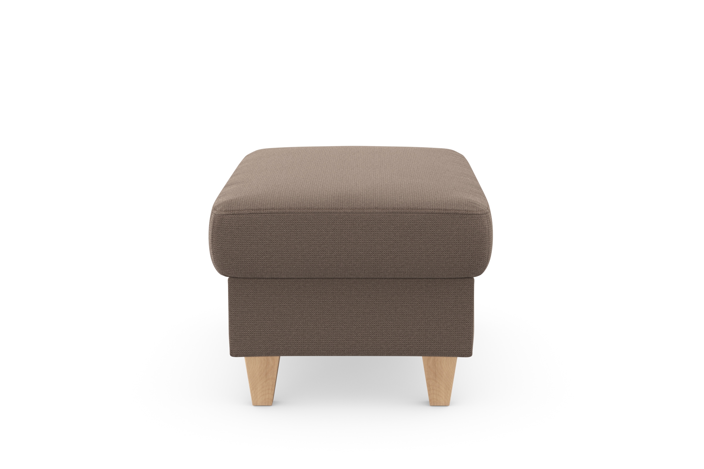 sit&more Stauraumhocker »Farö«, mit Stauraum und Federkern und naturfarbenen Füßen