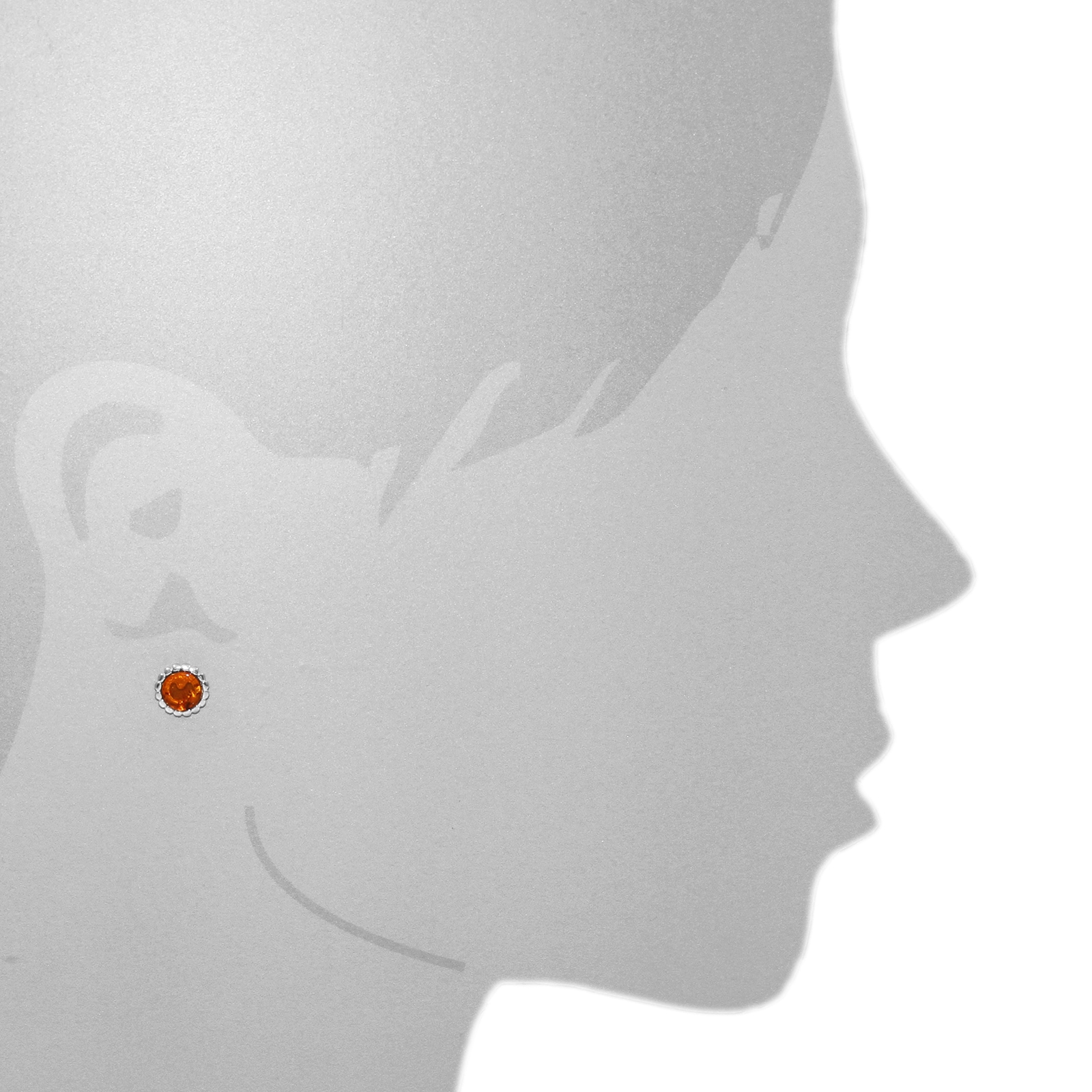 OSTSEE-SCHMUCK Paar Ohrstecker »- Tiana - Silber 925/000 - Bernstein«