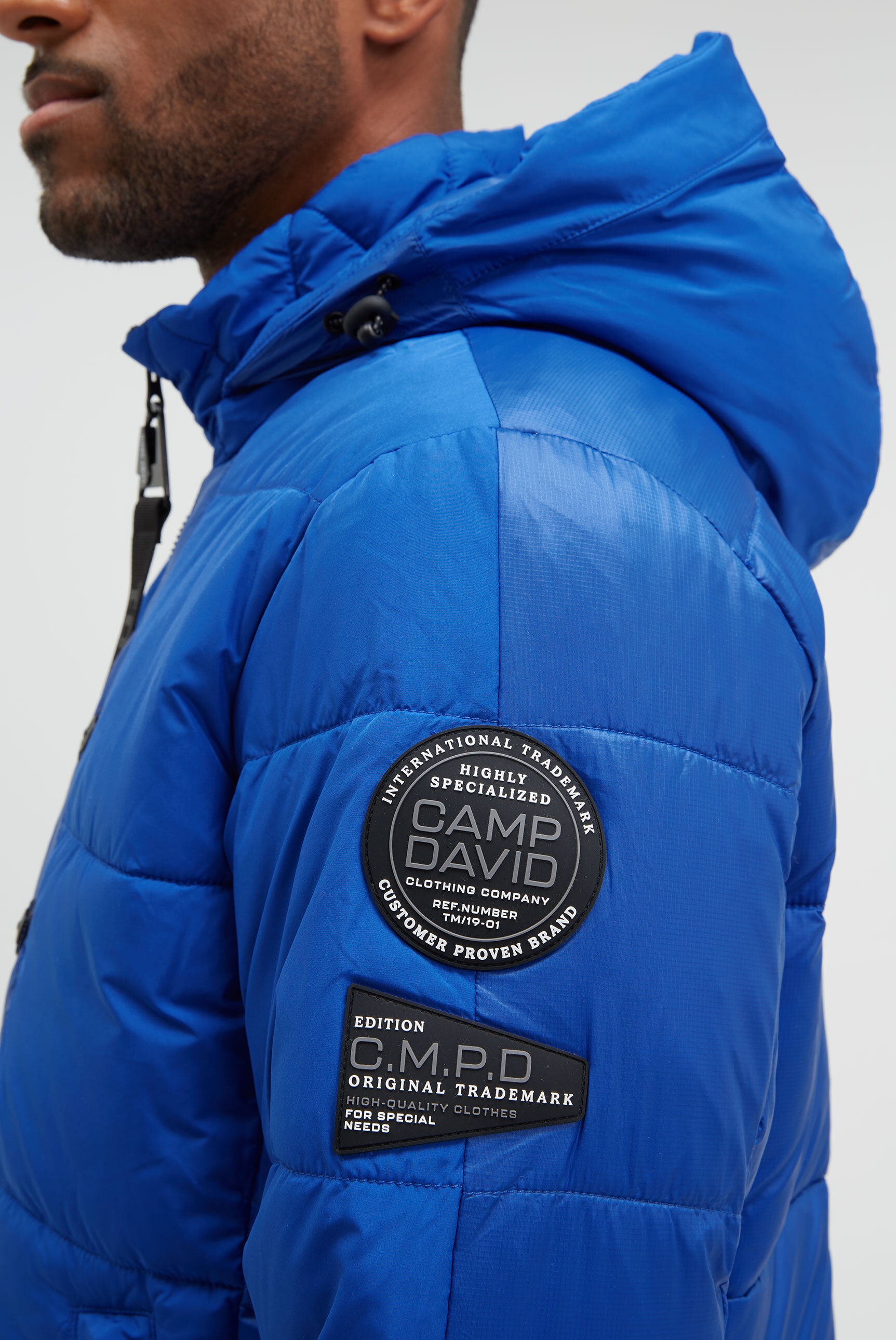CAMP DAVID Winterjacke, mit Kapuze, mit Innentaschen