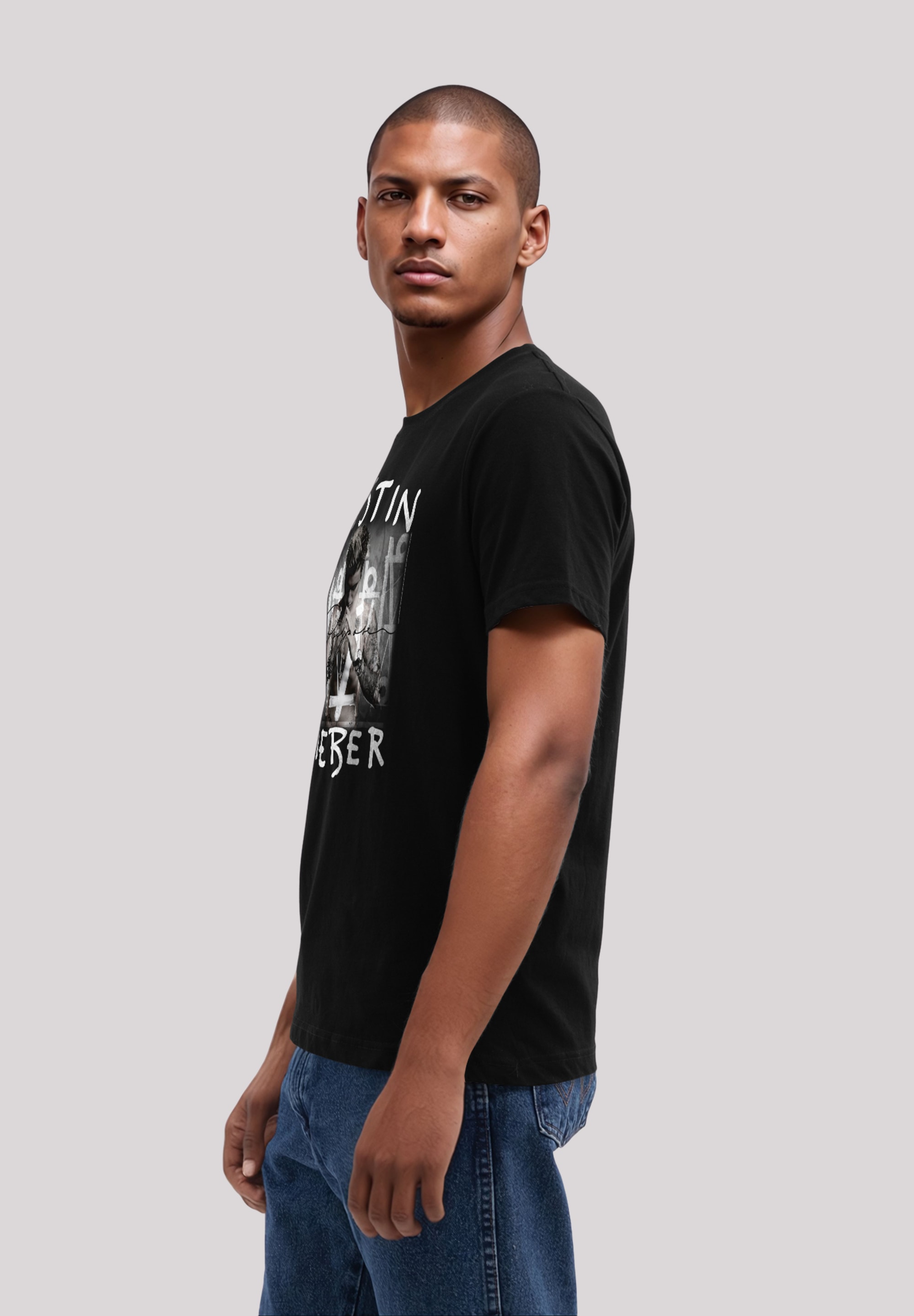 F4NT4STIC T-Shirt »Justin Bieber Purpose Album Cover«, Premium Qualität
