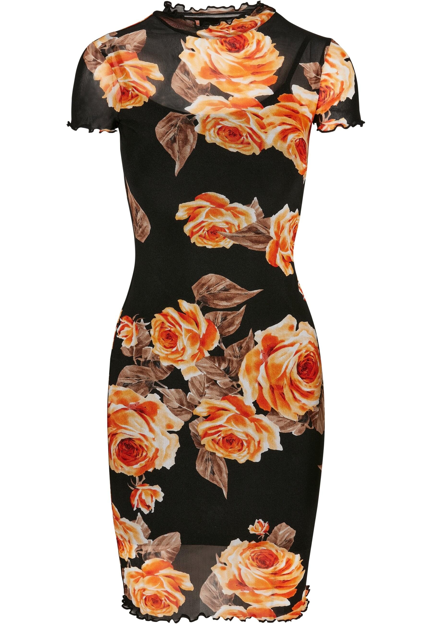 Shirtkleid »Urban Classics Damen Ladies Mesh Double Layer Dress«, (1 tlg.)