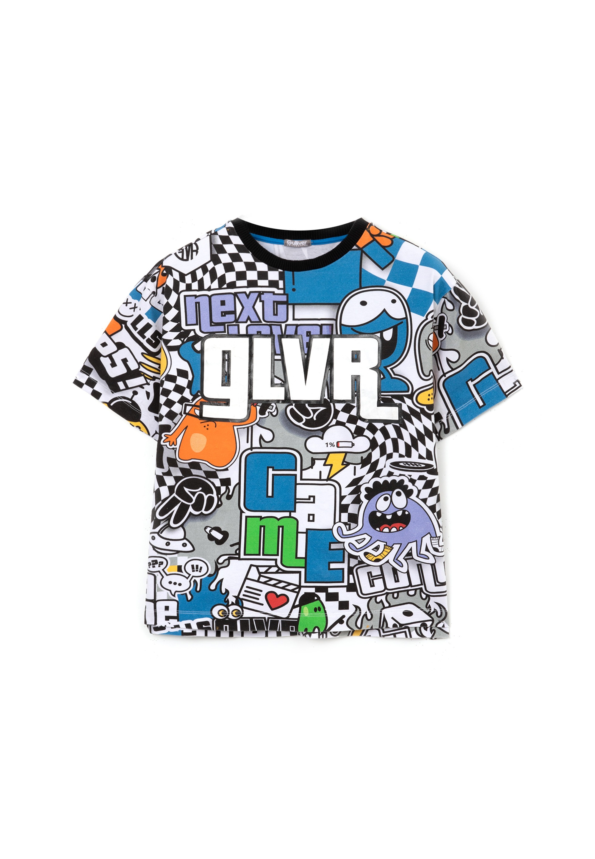 Gulliver T-Shirt, mit farbigem Alloverdruck ▷ für | BAUR | T-Shirts