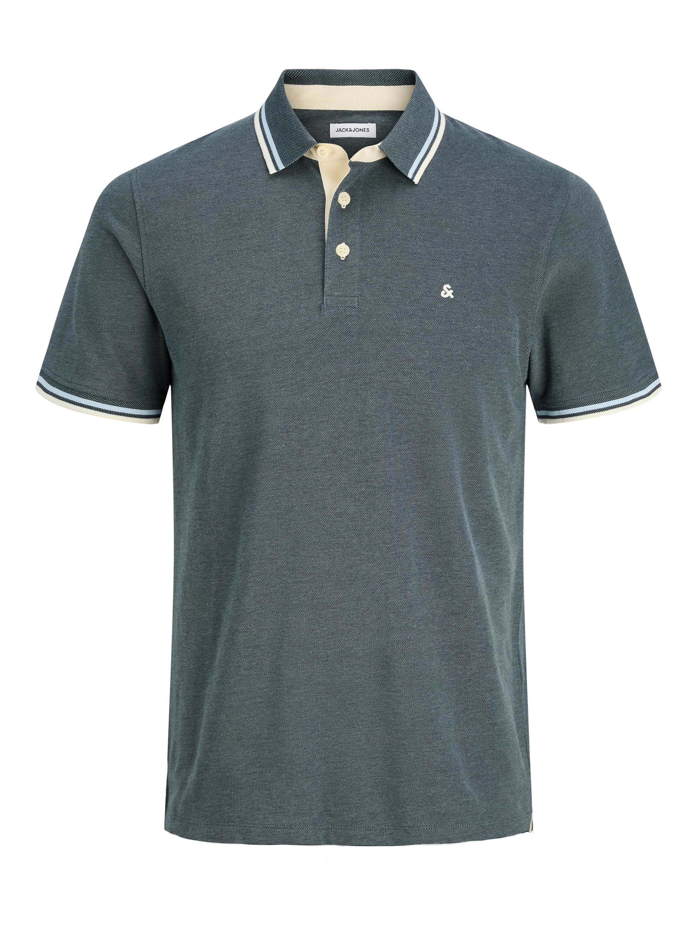 Jack & Jones Poloshirt »JJEPAULOS POLO SS NOOS« Baumwolle, slim fit