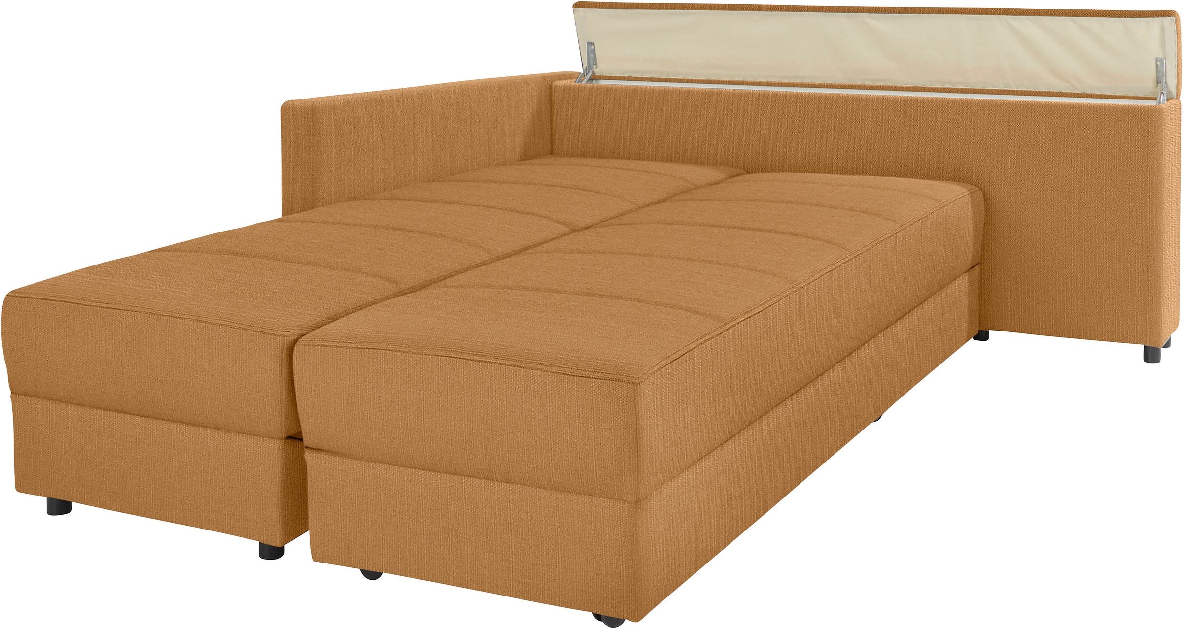LOOKS by Wolfgang Joop Ecksofa »LooksIII L-Form«, durch Drehfunktion zum Bett wandelbar, inklusive Staufach
