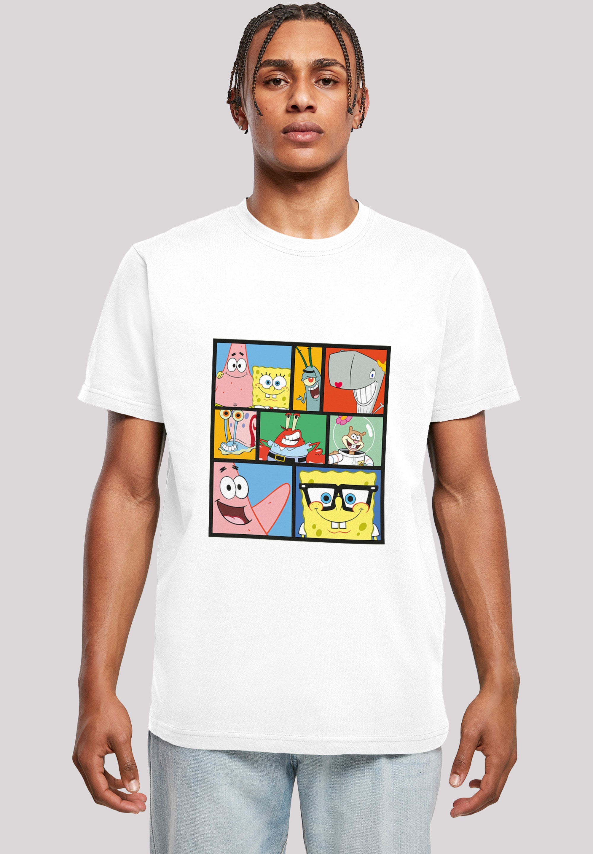 T-Shirt »Spongebob Schwammkopf Collage«, Herren,Premium Merch,Regular-Fit,Basic,Bedruckt