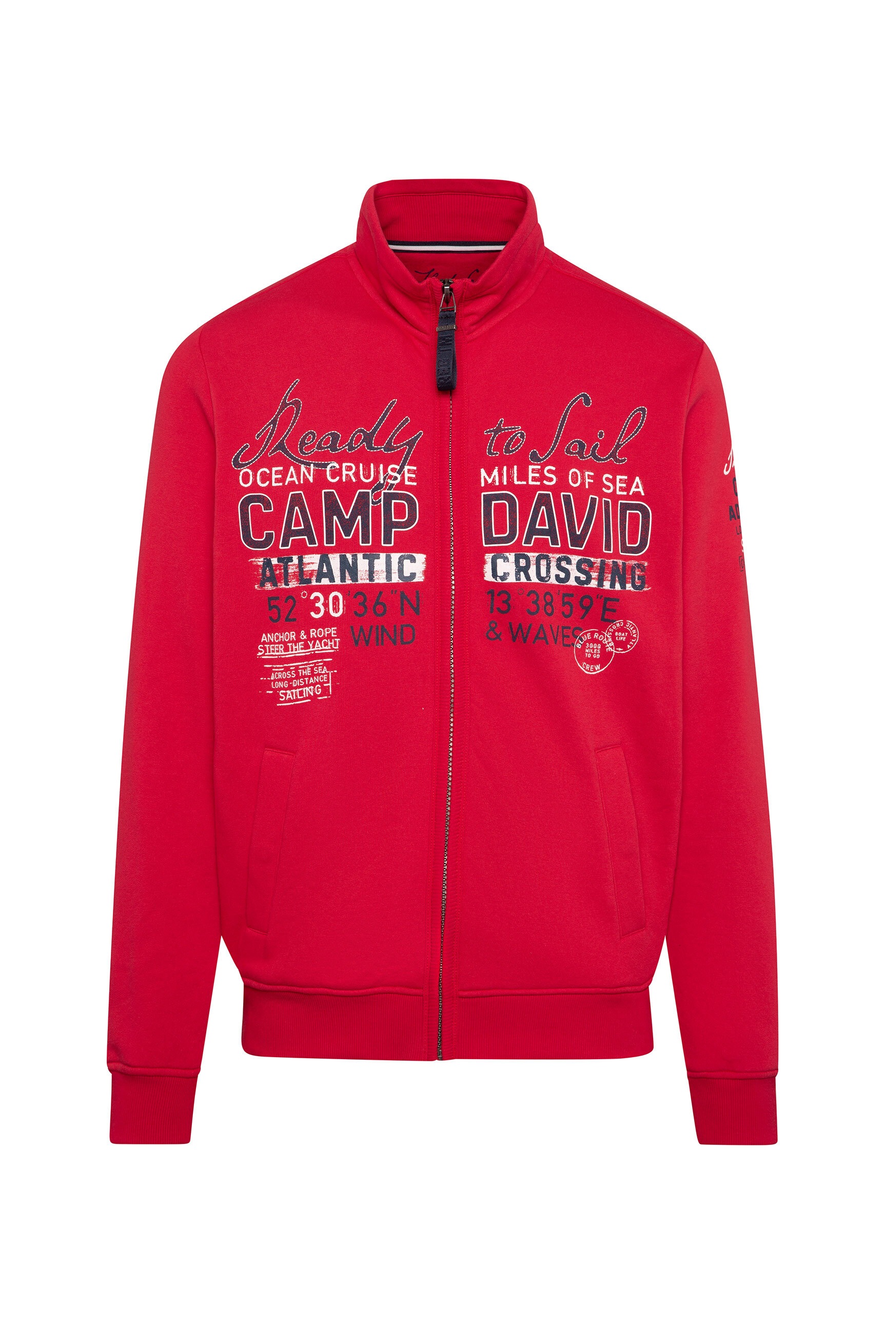 CAMP DAVID Sweatjacke, mit Stehkragen günstig online kaufen