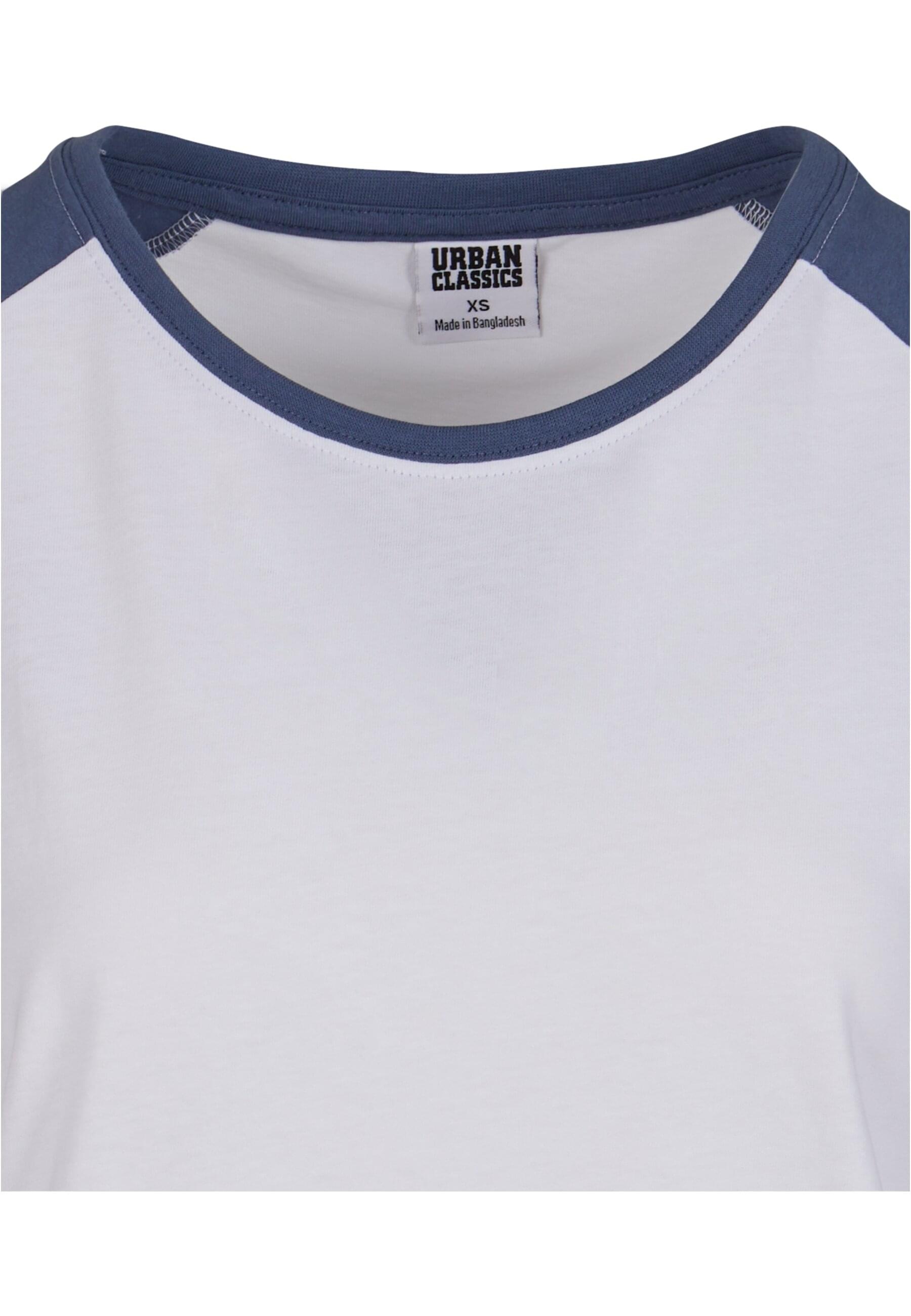 URBAN CLASSICS Kurzarmshirt »Urban Classics Damen Ladies Contrast Raglan Tee«, (1 tlg.)