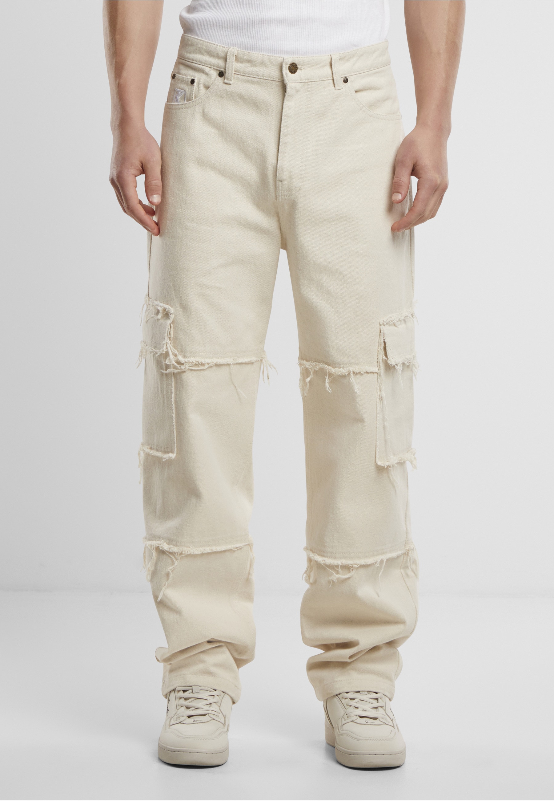 Karl Kani Cargojeans »Karl Kani Og Fringed Baggy Cargo Pants«