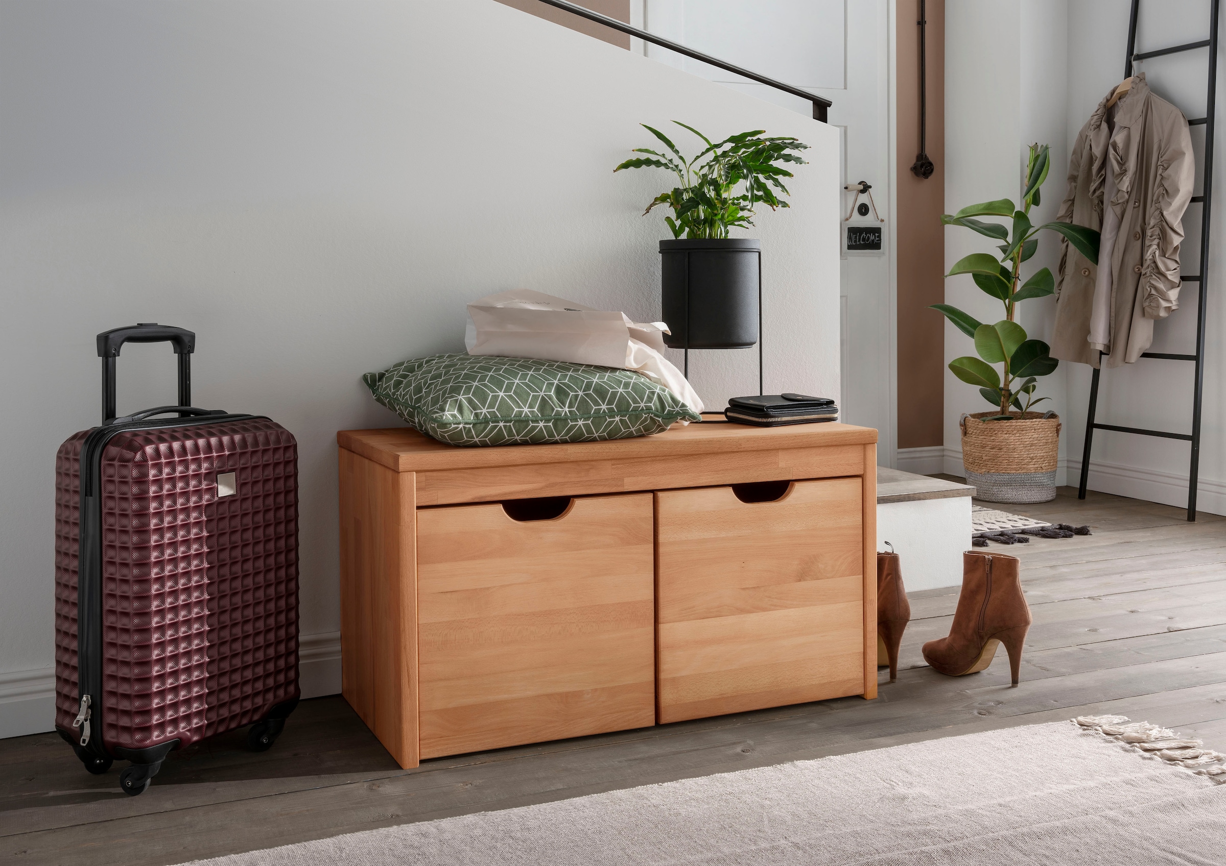 Home affaire Schuhbank "Dura Schuhbank incl. Schubladen funktionell und sta günstig online kaufen