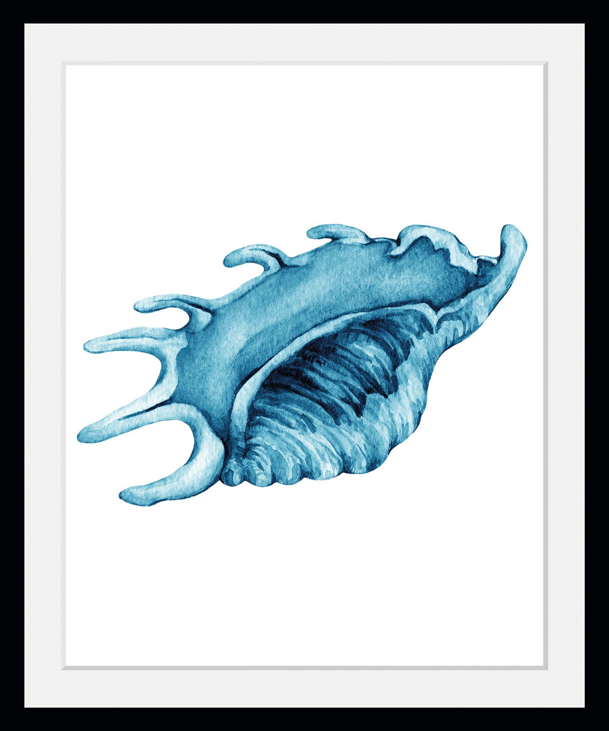 queence Bild »Ralf«, Meer-Wassertiere-Kunst, (1 St.), HD Premium Poster-Druck inkl. Holzrahmen