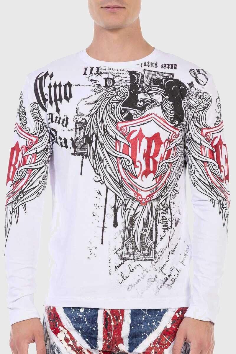 Cipo & Baxx Sweater »Sweatshirts«, 1 Stk. mit trendigen Print
