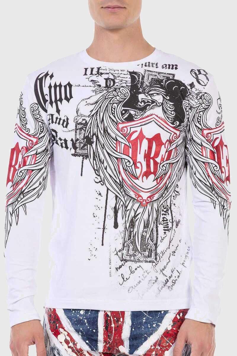 Thumbnail - Cipo & Baxx Sweater "Sweatshirts" 1 Stk. tlg. mit trendigen Print