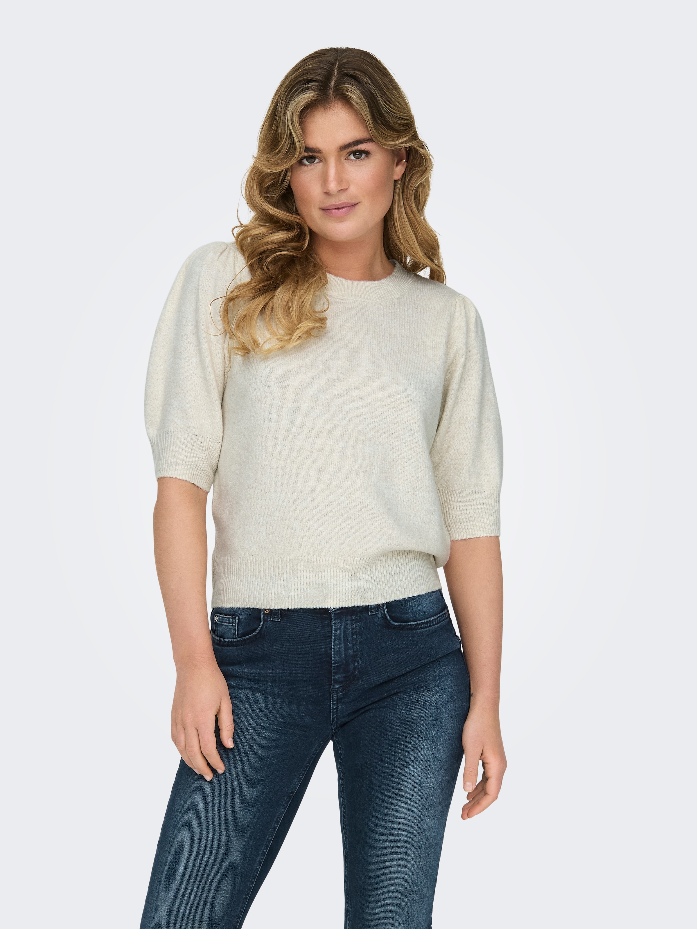 ONLY Strickpullover "ONLRICA LIFE 2/4 PULLOVER KNT NOOS" günstig online kaufen