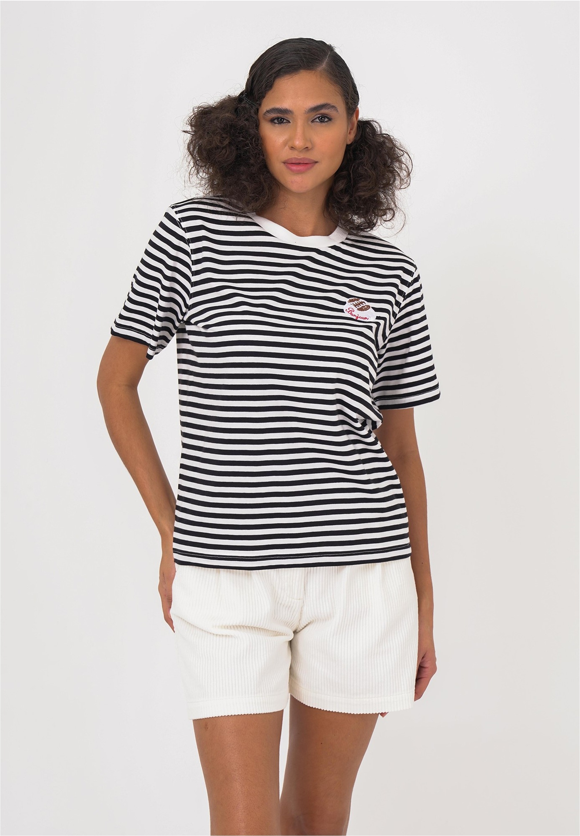 freshlions T-Shirt "Fitore" 1 Stk. tlg. in tollem Streifen-Design günstig online kaufen