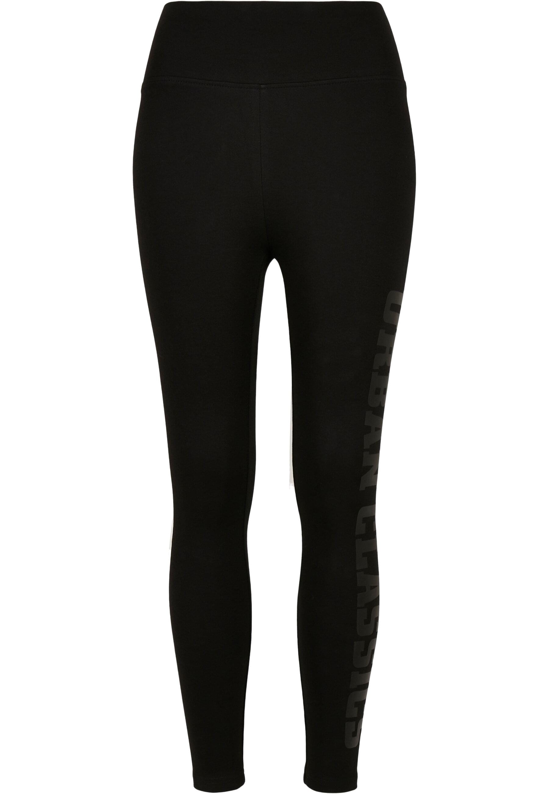 URBAN CLASSICS Leggings "Urban Classics Damen Ladies High Waist Branded Leggings", (1 tlg.)