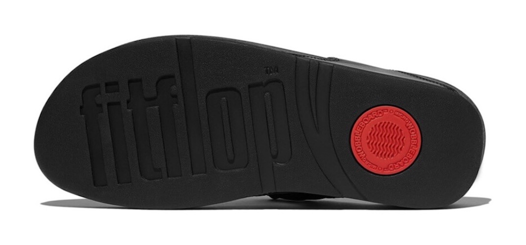 Fitflop Zehentrenner »LULU GLITZ BOW«, Slides, Badeschuh mit Glitter