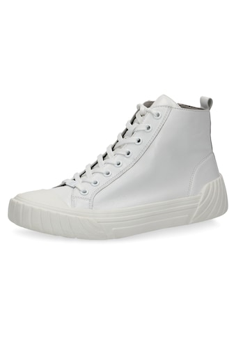 Plateausneaker, Schnürschuh, Freizeitschuh, High Top-Sneaker mit Memory Foam