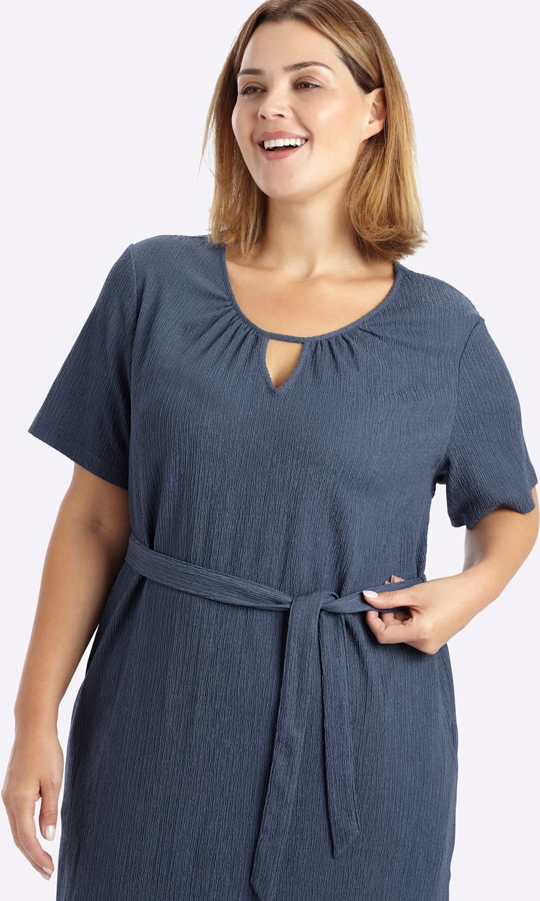 Sheego Sommerkleid »Kleid« Eingrifftaschen