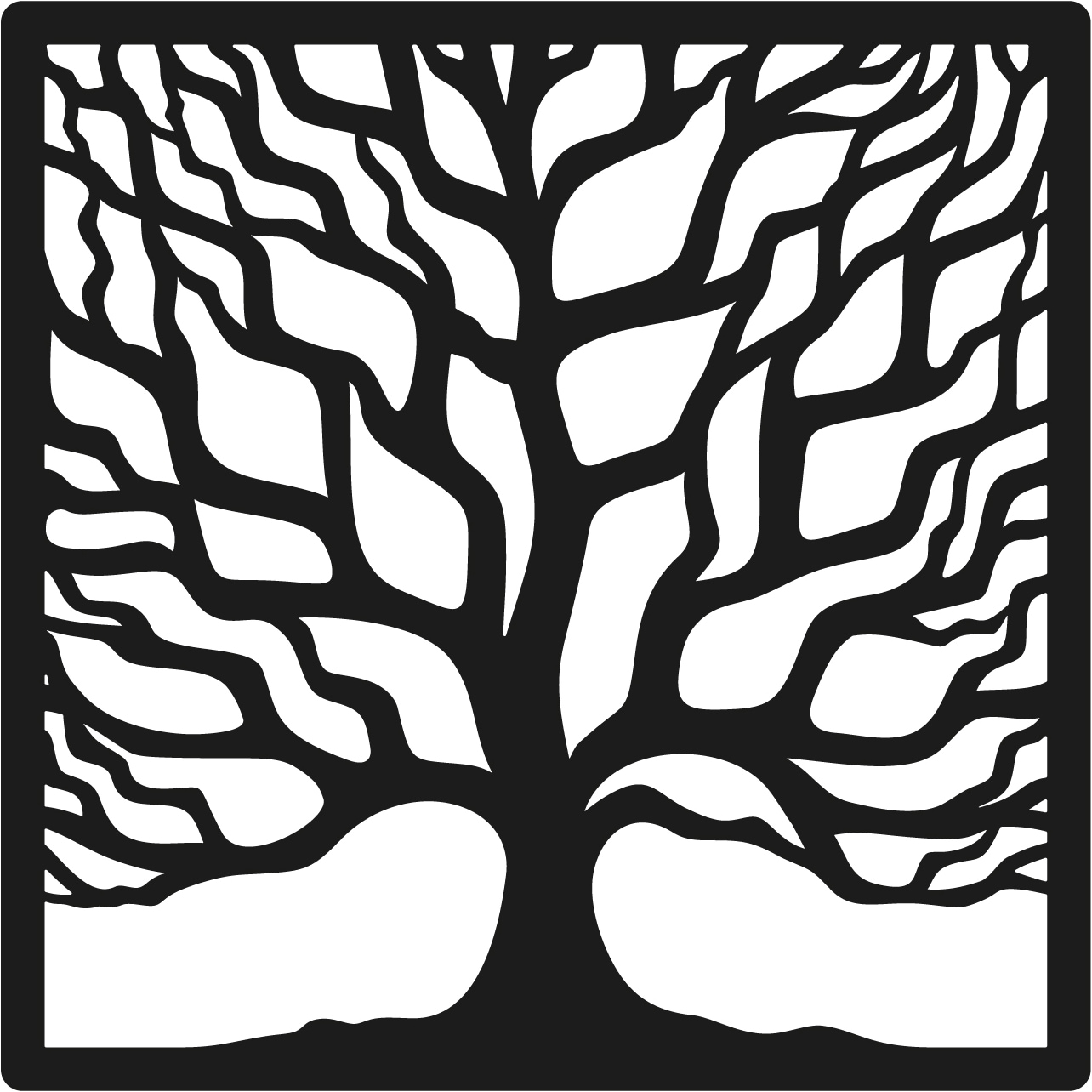 OTTO home Wandbild "Lebensbaum durchsichtig mit Lochbohrung für leichte Anbringung" Baum Baumbilder Wald 1 Stk. tlg. Lebensbaum, Schwebeeffekt dank der Transparenz